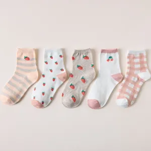 Low Cut Printed Cotton Socks