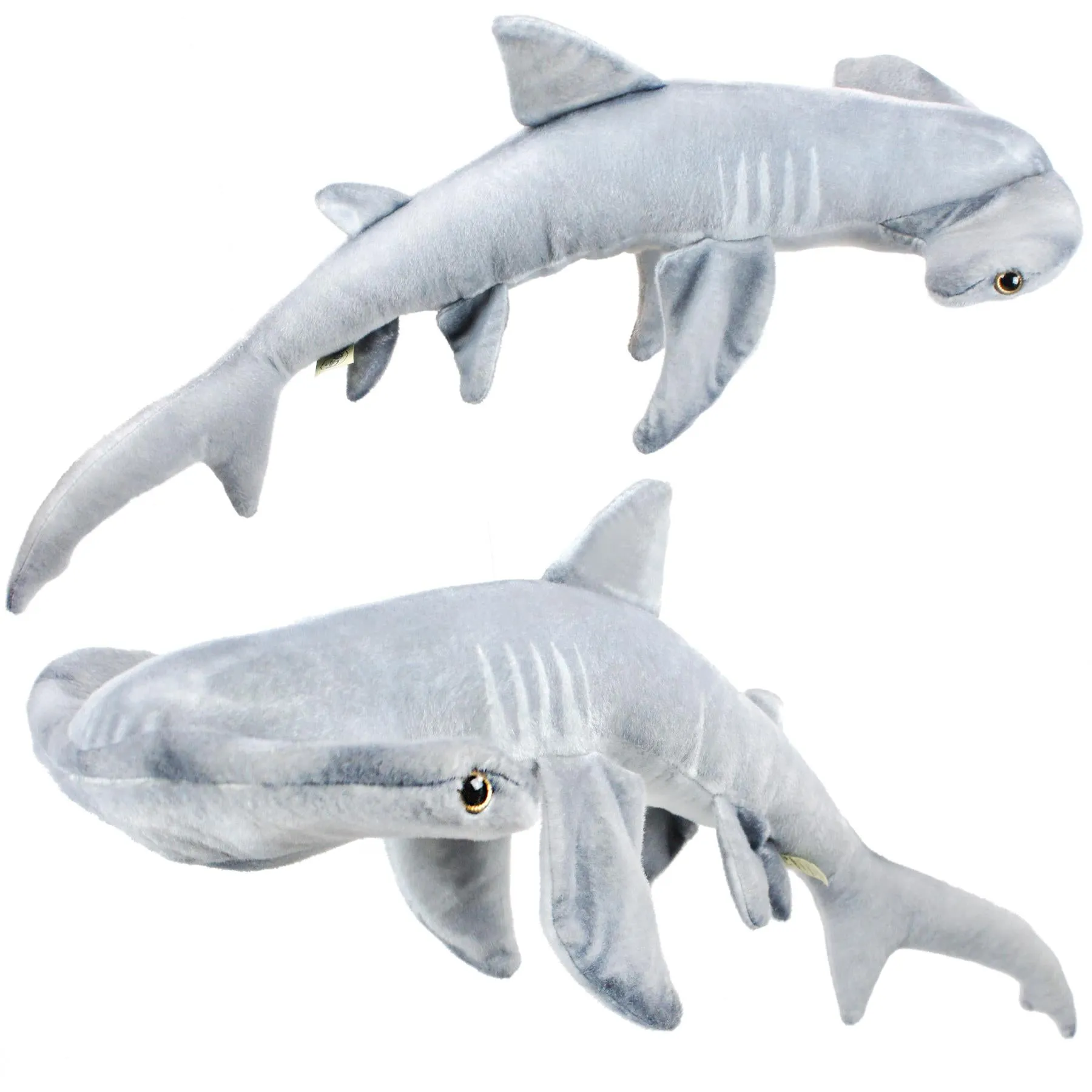 MC The Hammerhead Shark | 31 Inch Stuffed Animal Plush | By TigerHart Toys