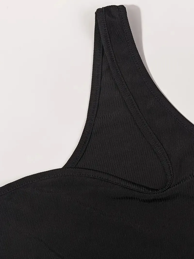Miley One Shoulder Cut Out Set