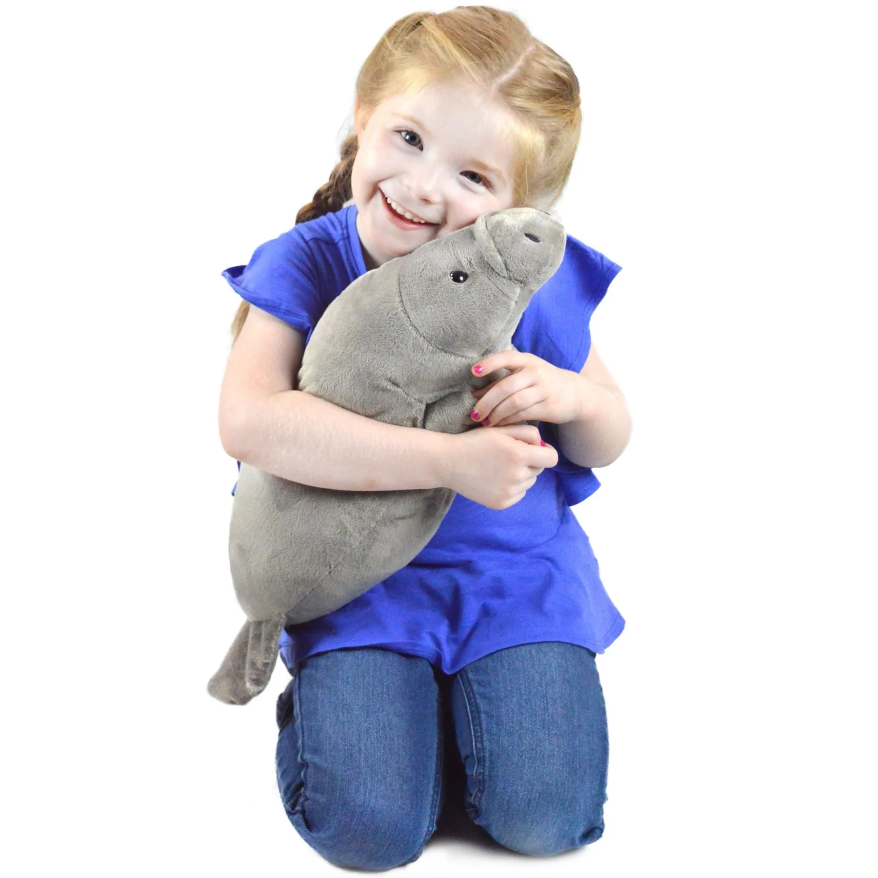 Morgan The Manatee | 17 Inch Stuffed Animal Plush | By TigerHart Toys
