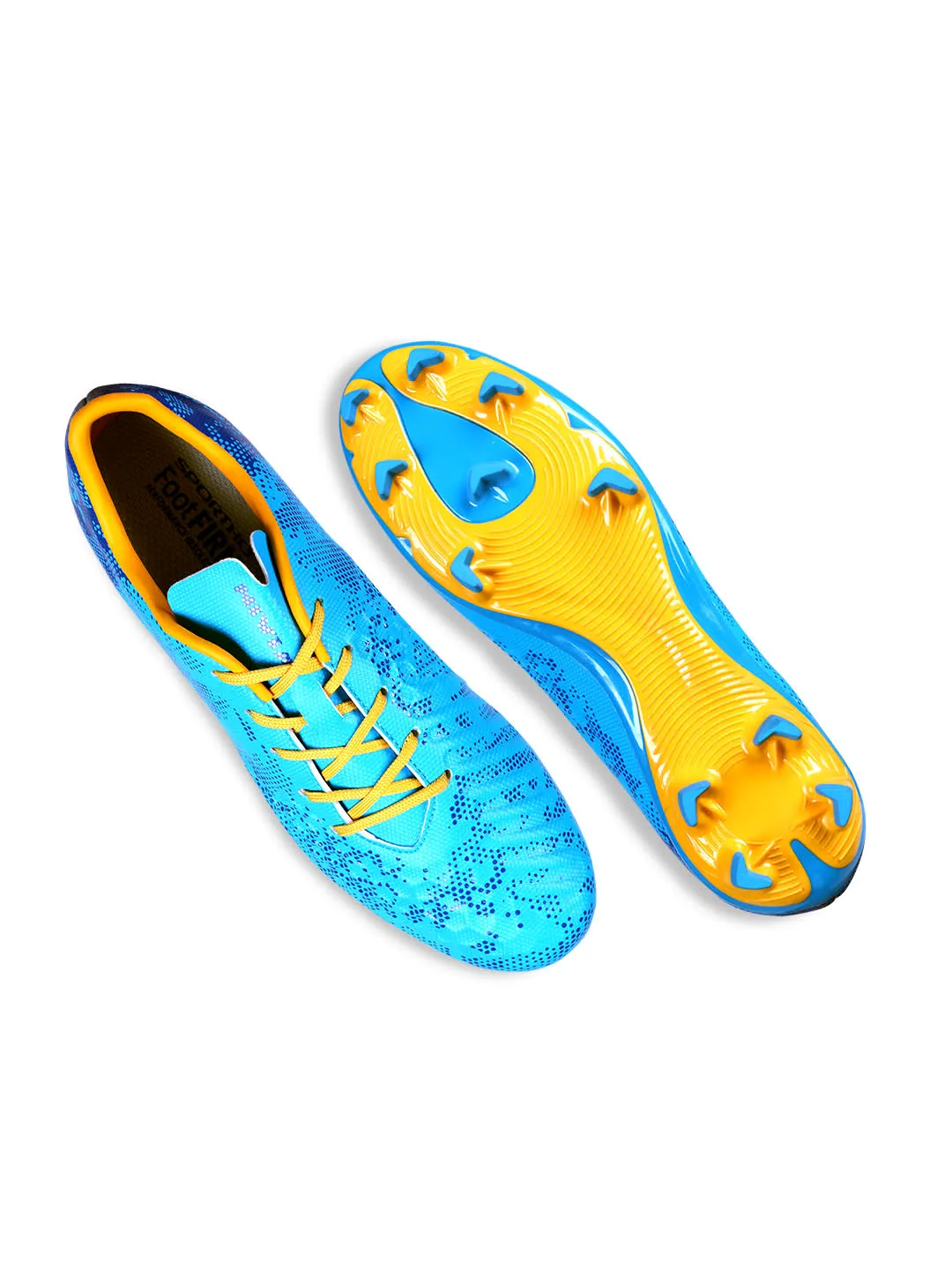 NIVIA Ditmar 3.0 Football Shoes for Men (Cyan Blue)