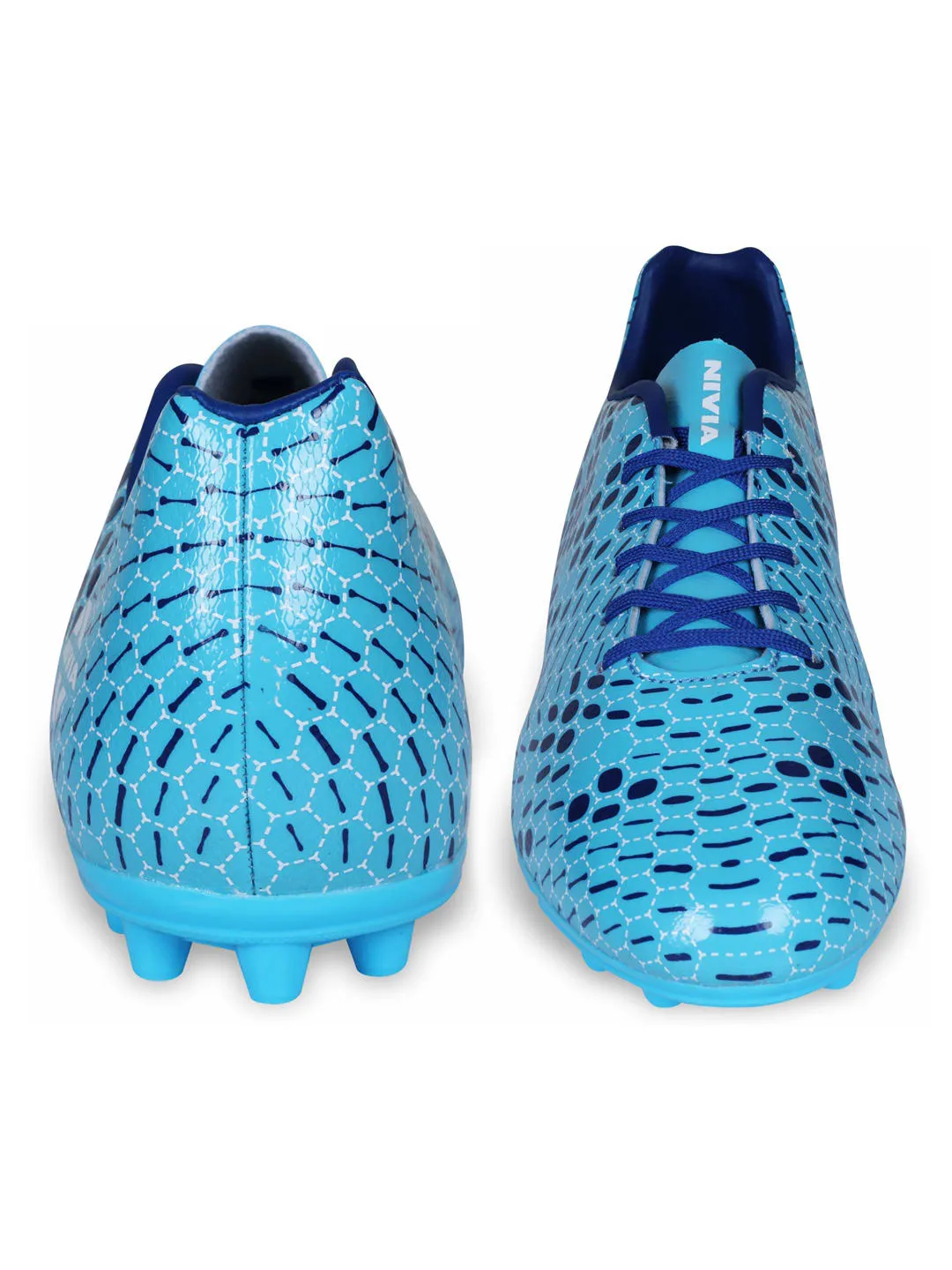 Nivia Kross Football Shoes Sky-Blue