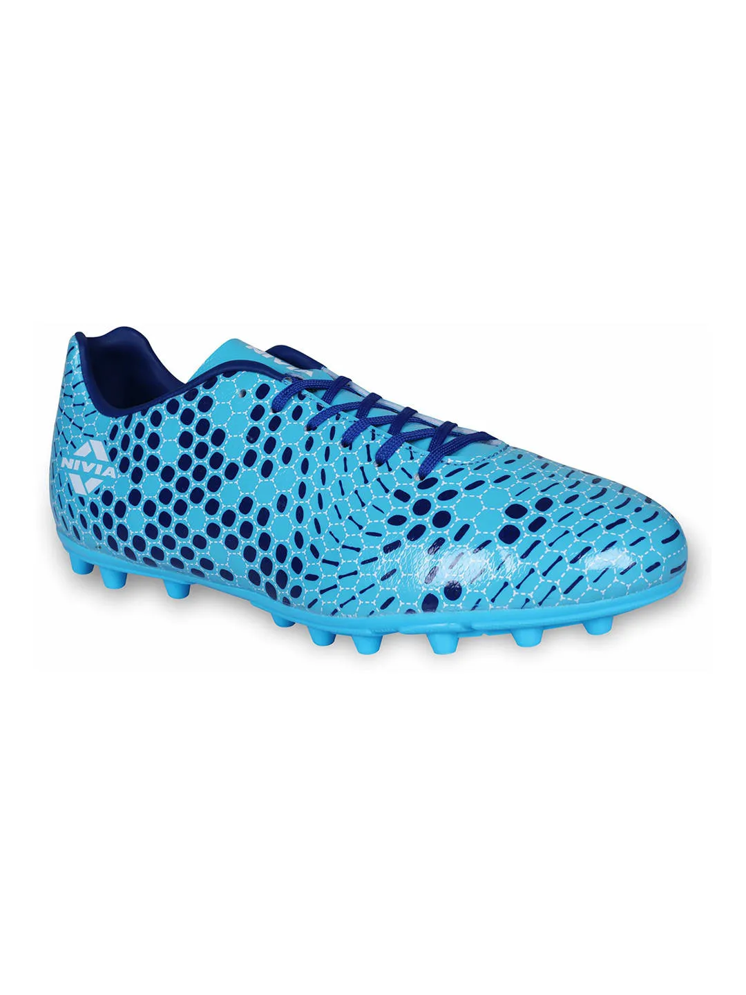 Nivia Kross Football Shoes Sky-Blue