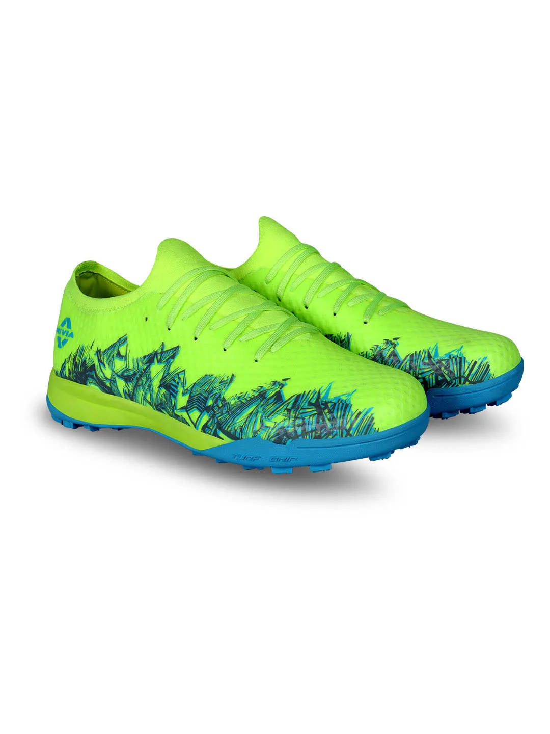Nivia Shastra Football Turf Shoe For Men Green