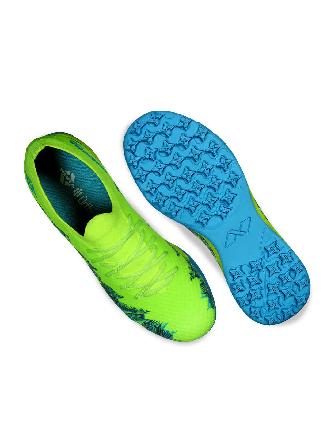 Nivia Shastra Football Turf Shoe For Men Green