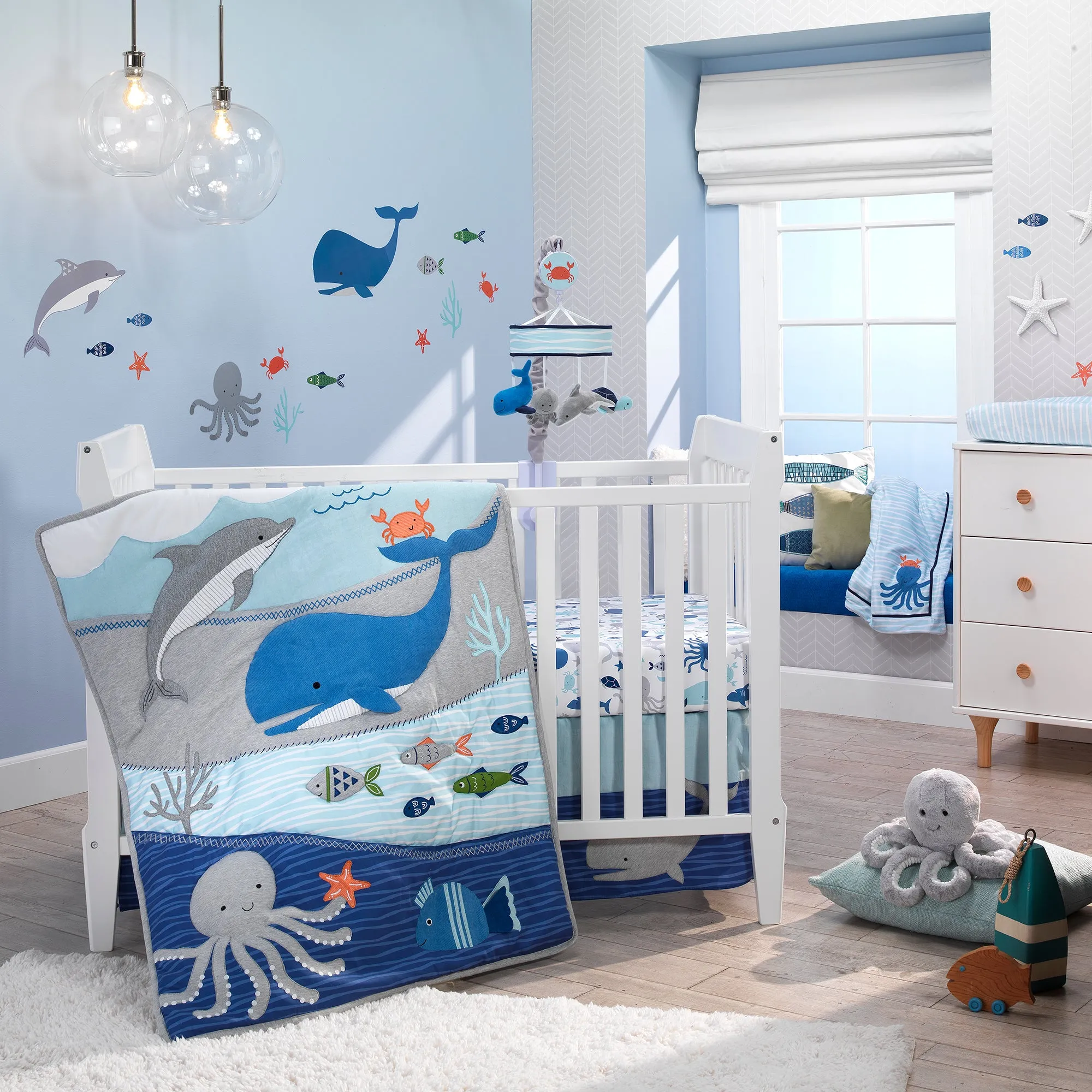 Ocean Blue Plush Octopus - Inky