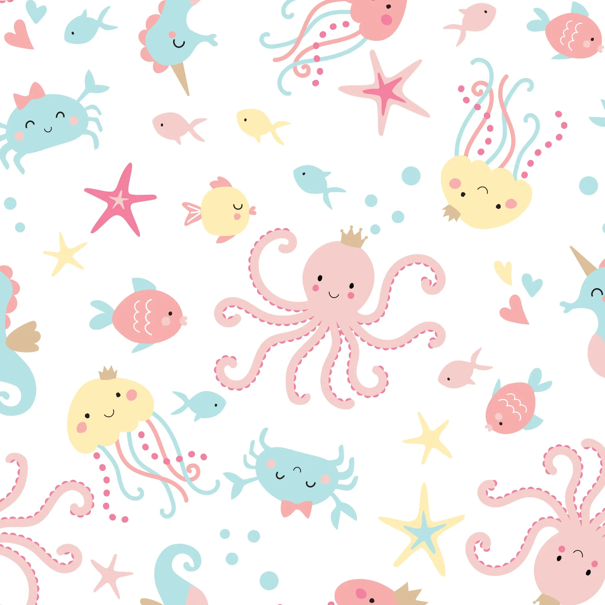 Ocean Mist Fitted Crib Sheet