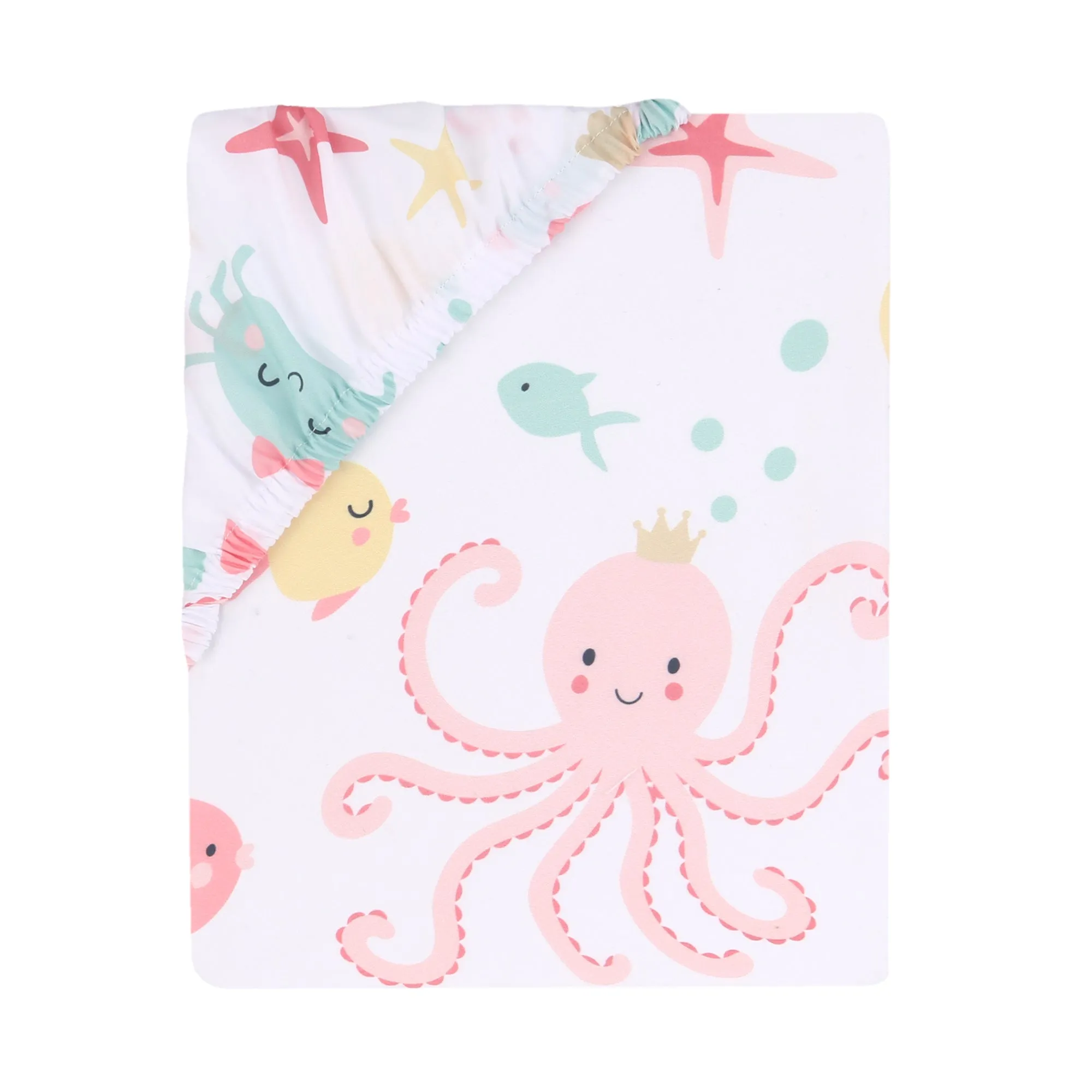 Ocean Mist Fitted Crib Sheet