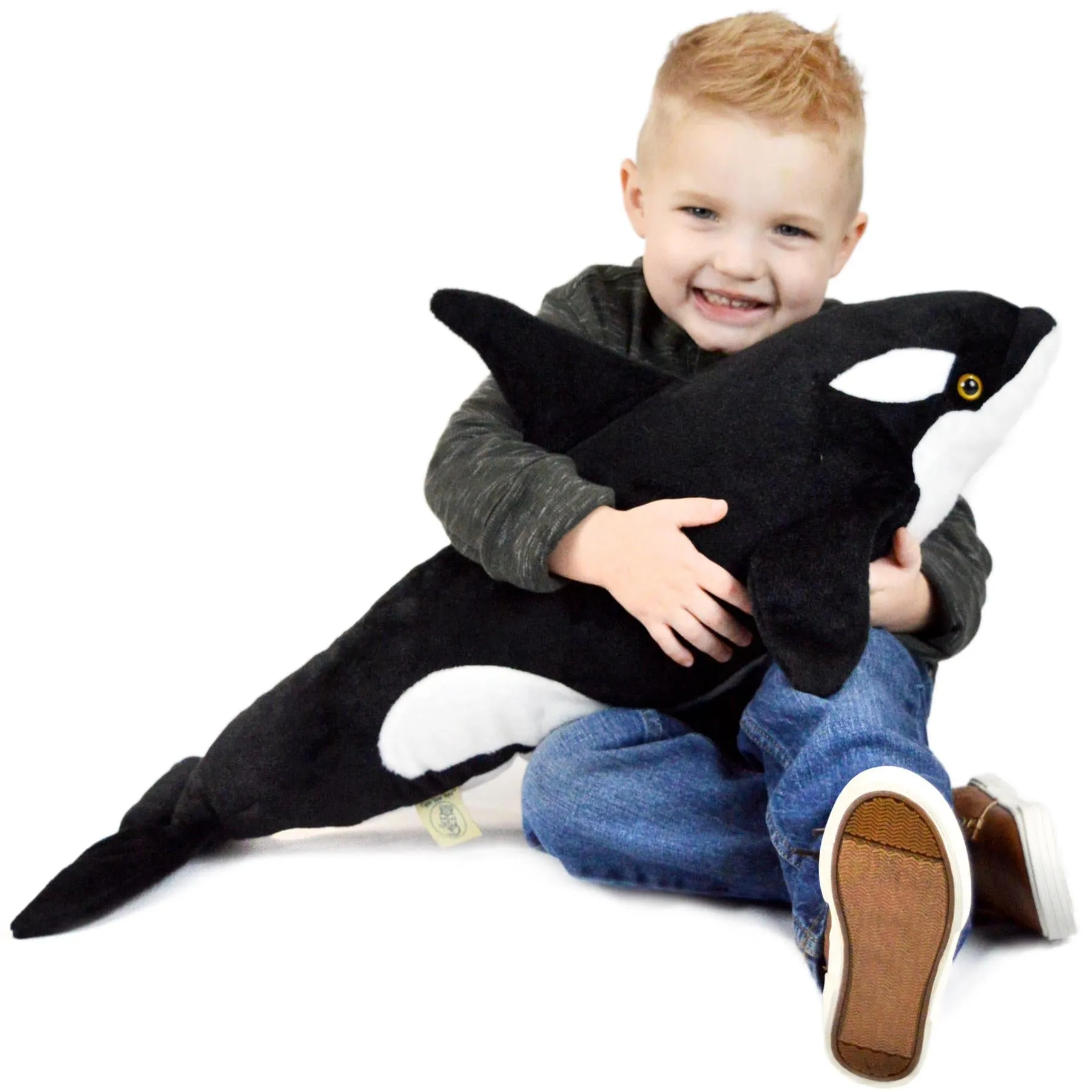 Octavius The Orca Blackfish | 28 Inch Stuffed Animal Plush | By TigerHart Toys