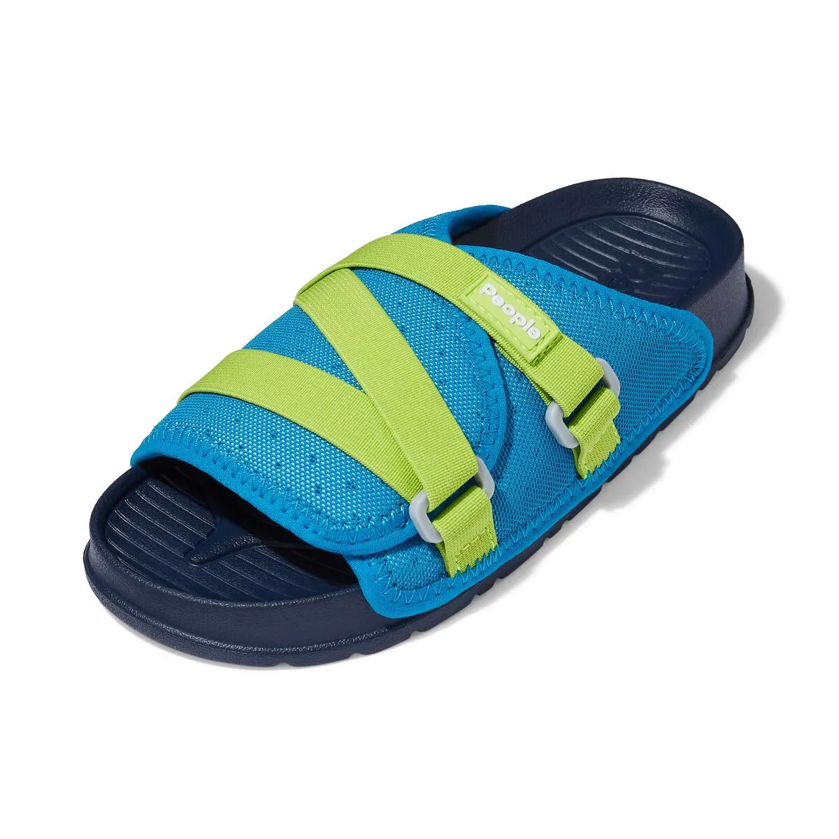 People Footwear Slide Sandal Blue/Lime