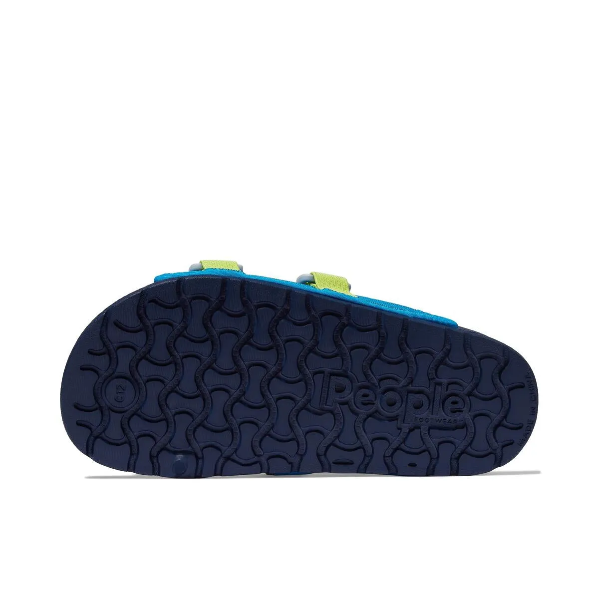 People Footwear Slide Sandal Blue/Lime
