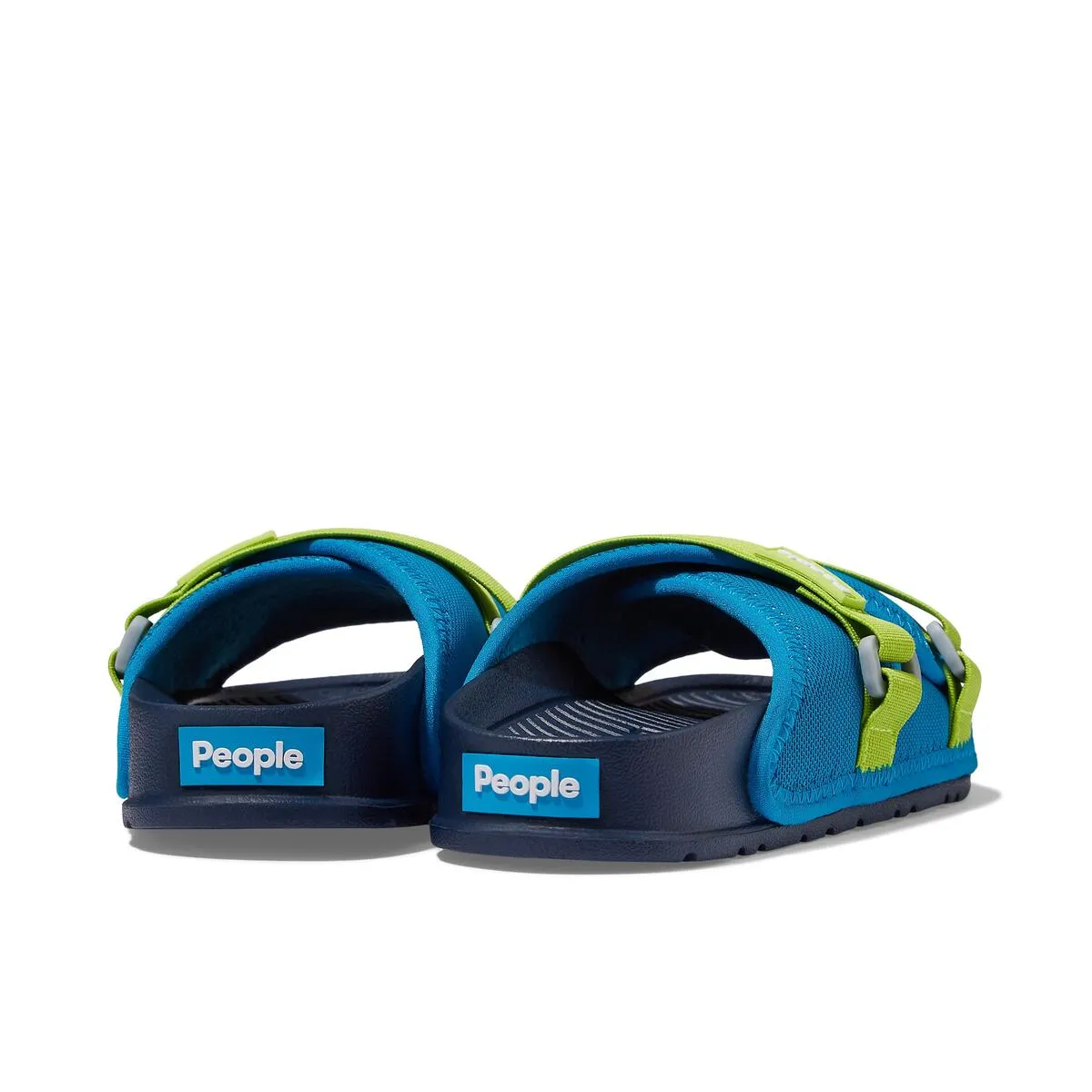 People Footwear Slide Sandal Blue/Lime