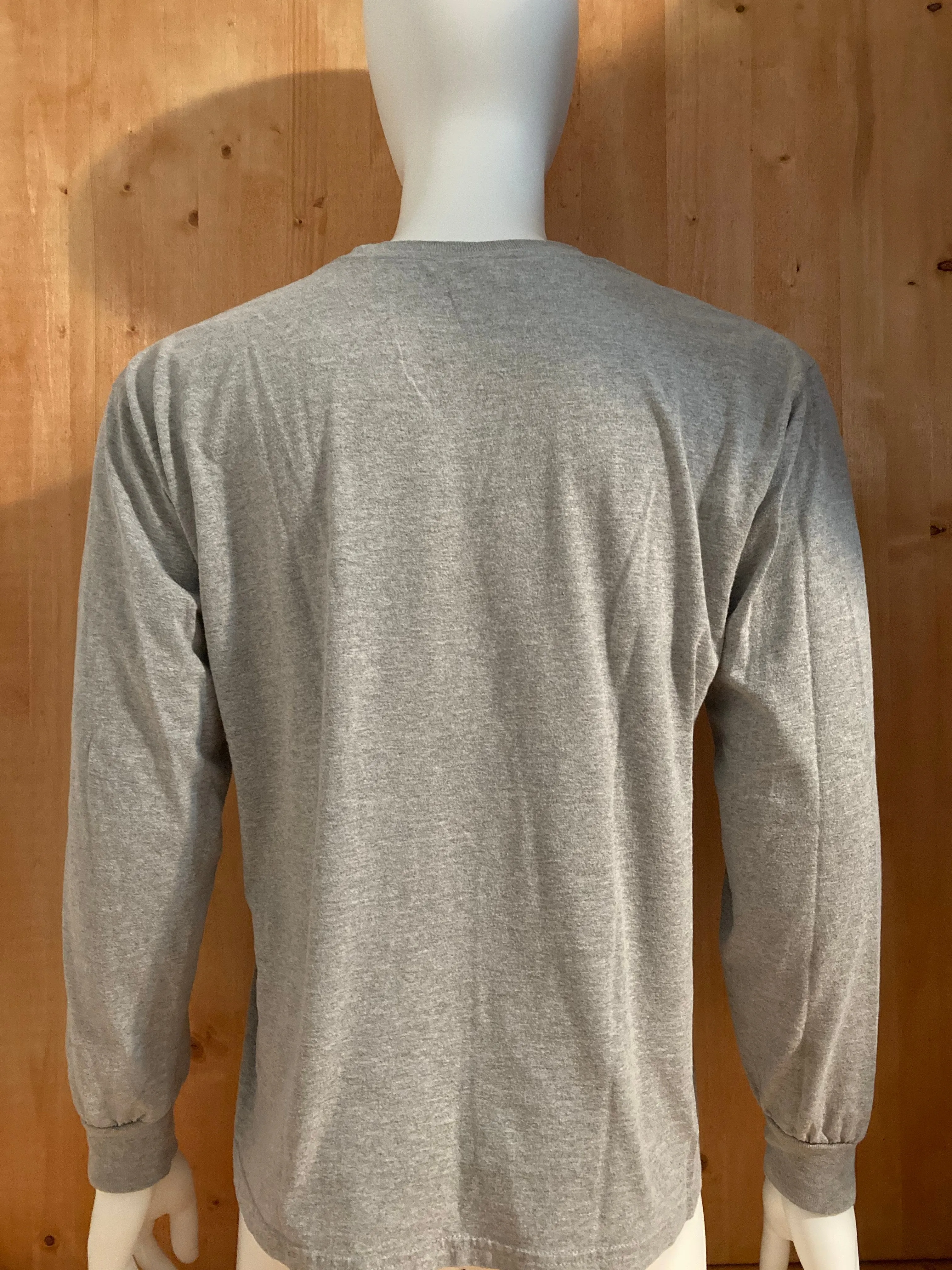 PERRIN  "UCLA BRUINS" Graphic Print Adult L Large Lrg Gray Long Sleeve T-Shirt Tee Shirt
