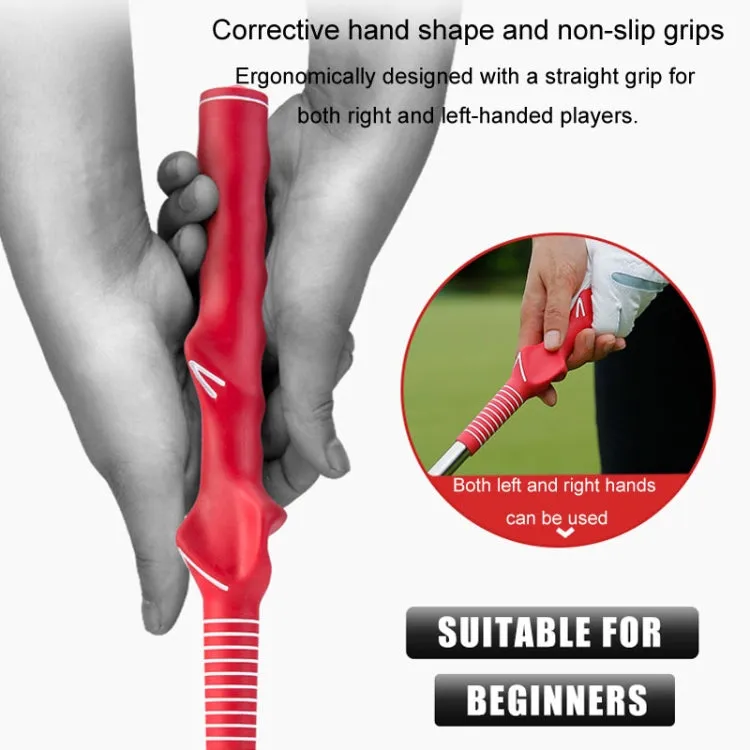 PGM HGB022 Golf Retractable Swing Practice Stick Indoor Golf Sound Assistant Practitioner(Red)