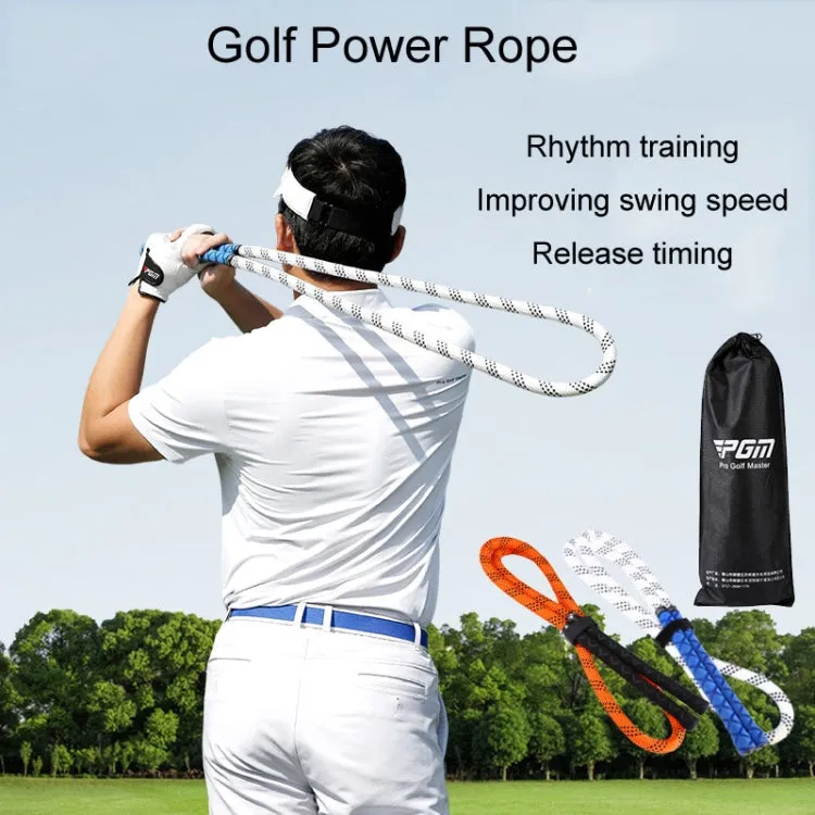 PGM HGB025 Golf Power Rope Swing Rhythmic Training Rope Indoor/Outdoor Exerciser(Orange Black)