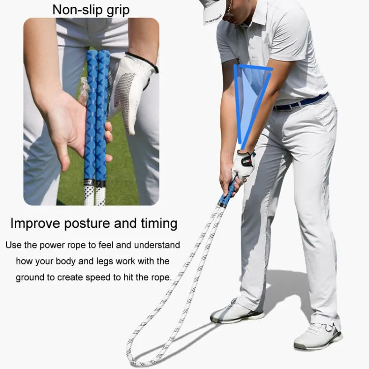PGM HGB025 Golf Power Rope Swing Rhythmic Training Rope Indoor/Outdoor Exerciser(Orange Black)