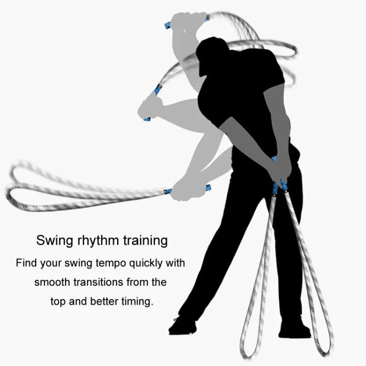 PGM HGB025 Golf Power Rope Swing Rhythmic Training Rope Indoor/Outdoor Exerciser(Orange Black)