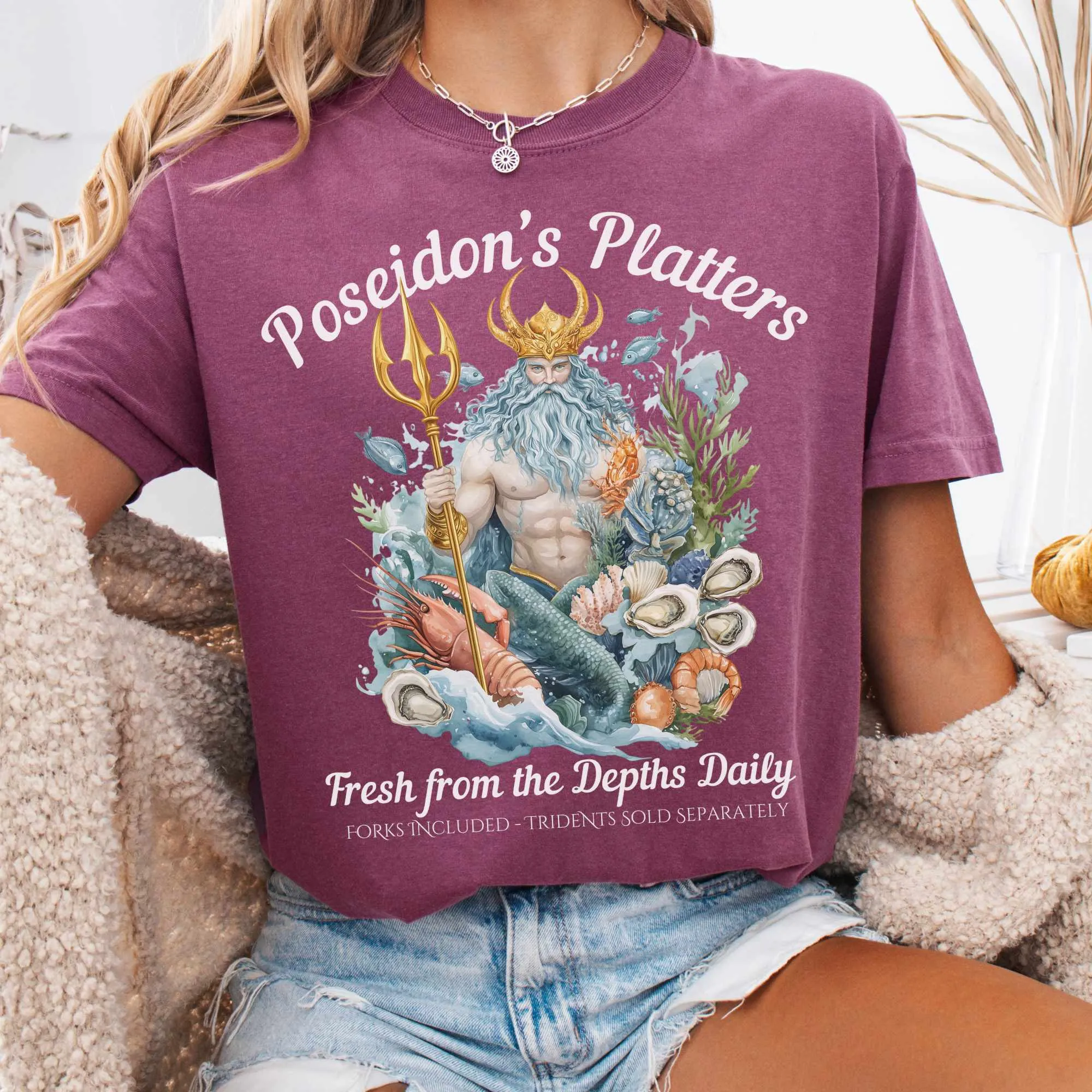 Poseidon's Platters Fresh From the Depths Daily Tee