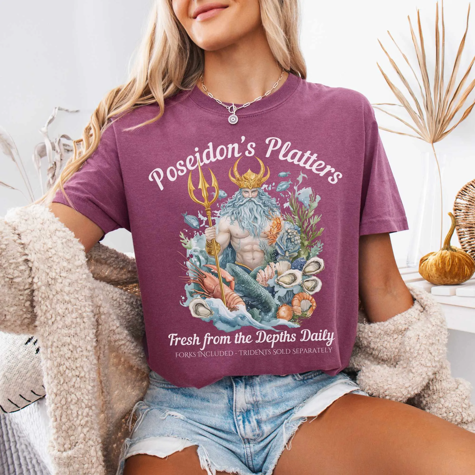 Poseidon's Platters Fresh From the Depths Daily Tee