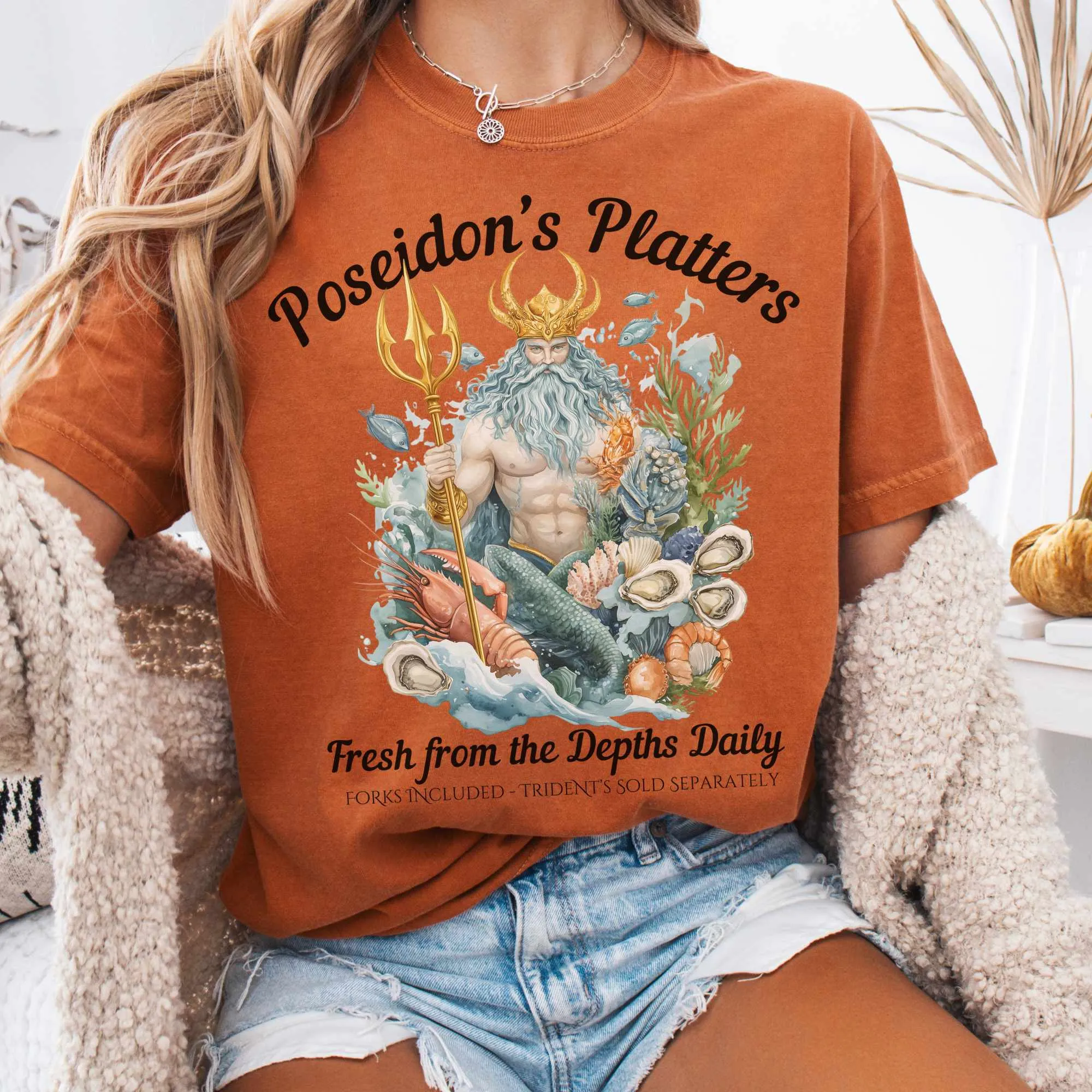 Poseidon's Platters Fresh From the Depths Daily Tee