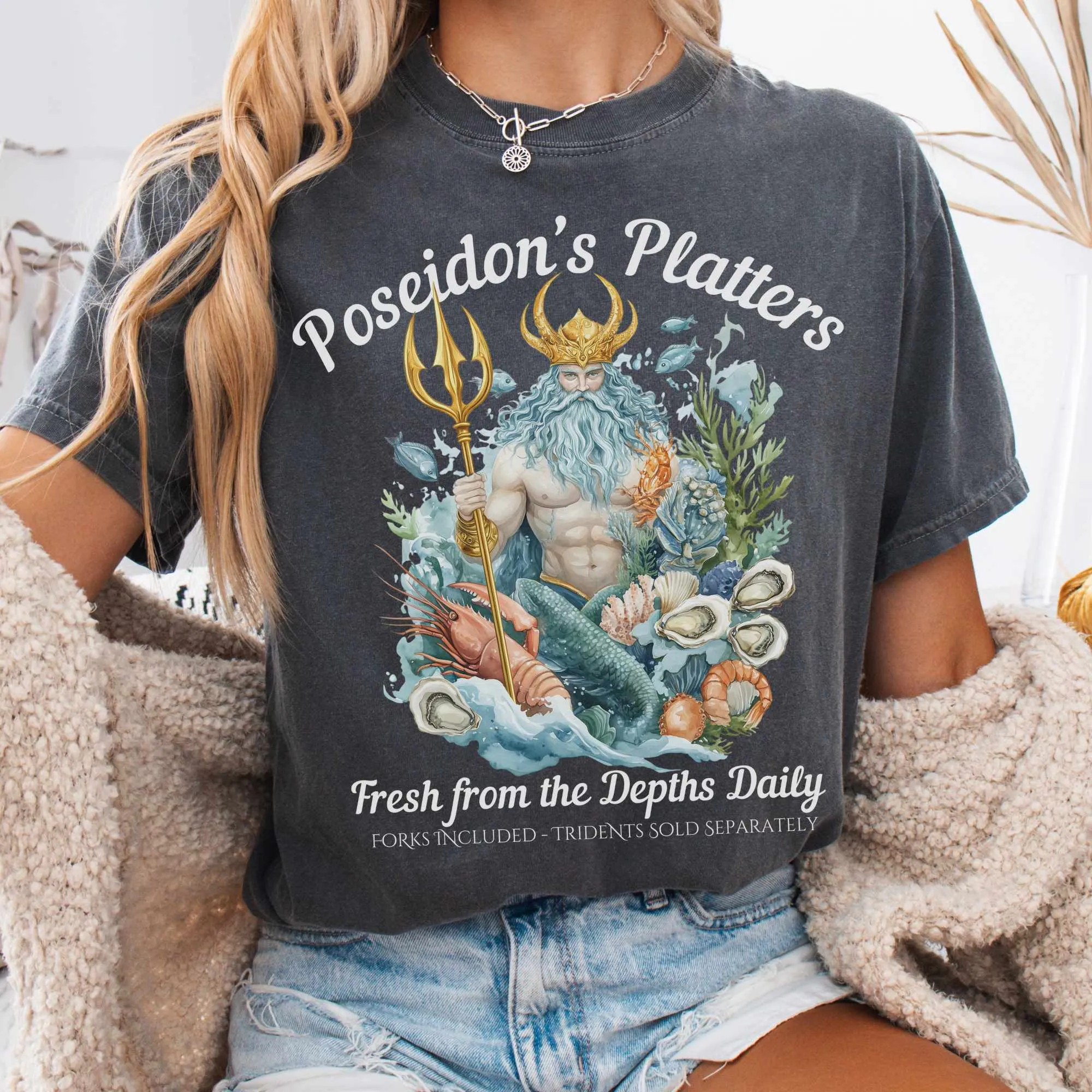 Poseidon's Platters Fresh From the Depths Daily Tee