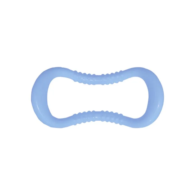 PP Double Massage Point Yoga Circle Fascia Stretching Ring Pilates Resistance Ring(Sky Blue)