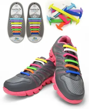 QuickLace - No Tie Silicone Shoelaces (16pcs set)