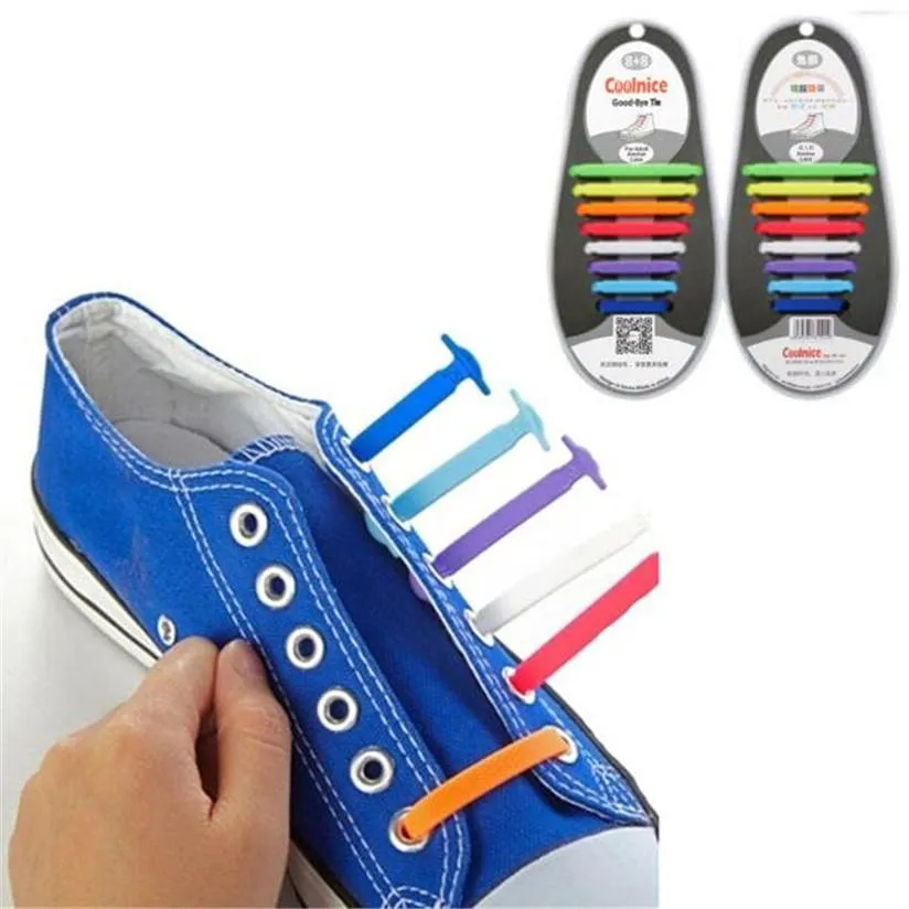 QuickLace - No Tie Silicone Shoelaces (16pcs set)
