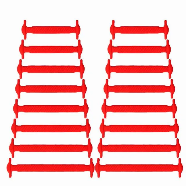 QuickLace - No Tie Silicone Shoelaces (16pcs set)