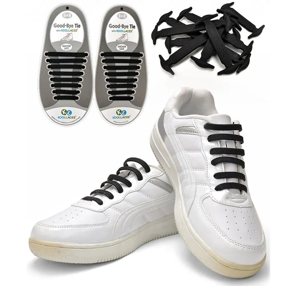QuickLace - No Tie Silicone Shoelaces (16pcs set)