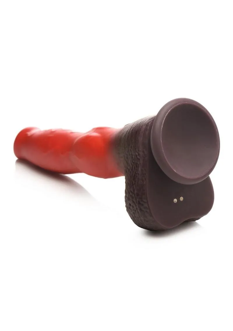Ramrod Thrusting and Vibrating Canine Dildo