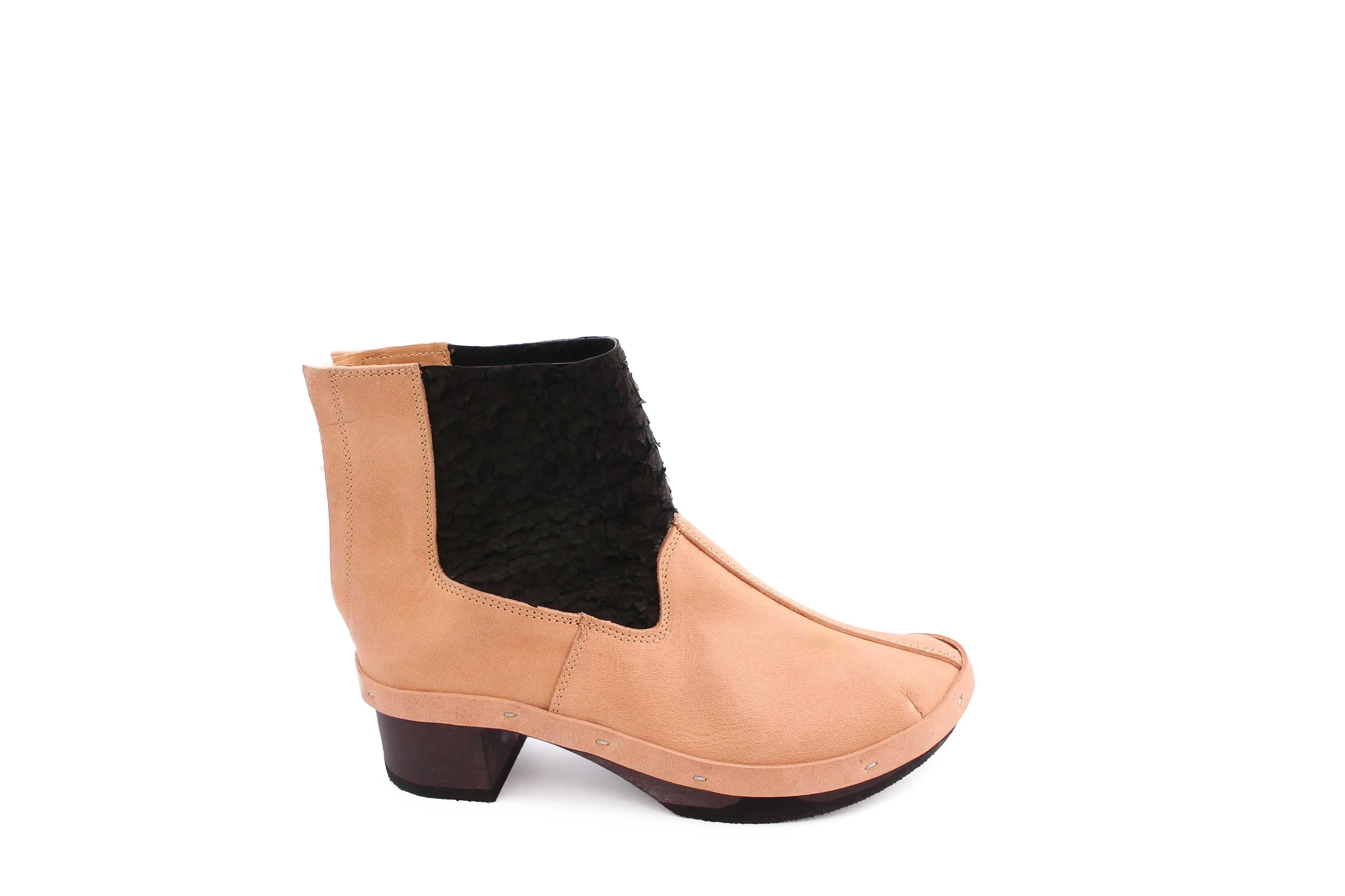 ROCCO BOOT cammello pesce black