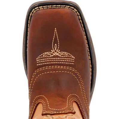 Rocky Lil’ Rebel Durango Kid's Brown Tan Boot