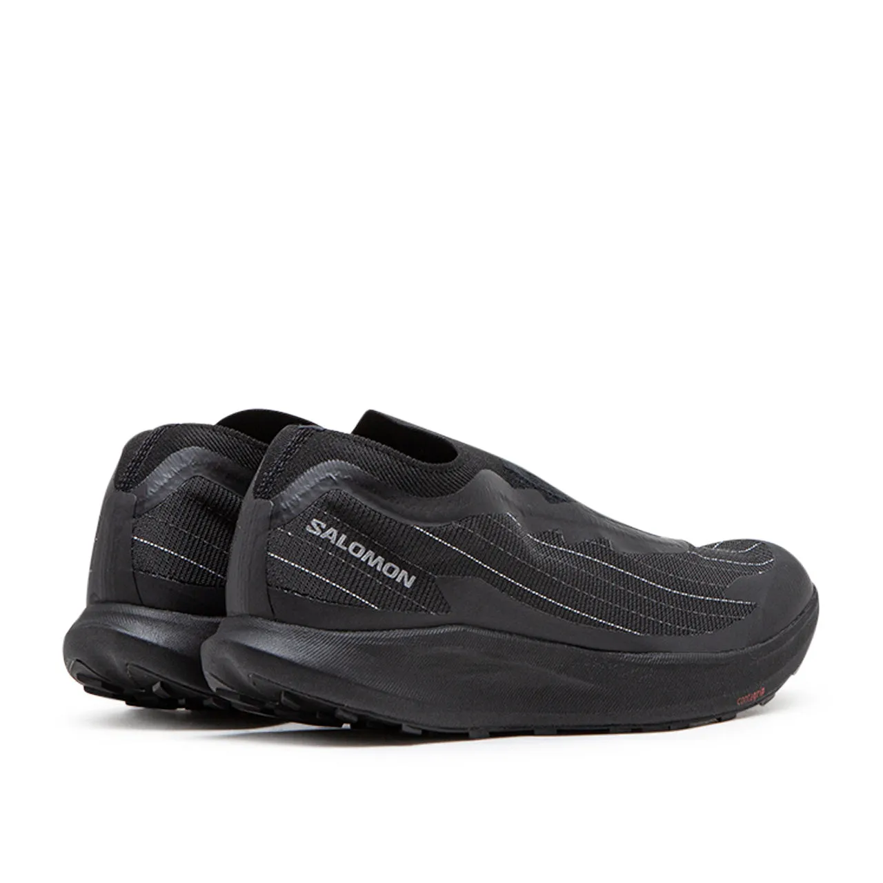 salomon pulsar reflective advanced (black / black / reflective silver)