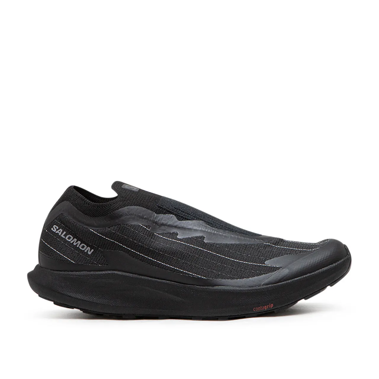salomon pulsar reflective advanced (black / black / reflective silver)