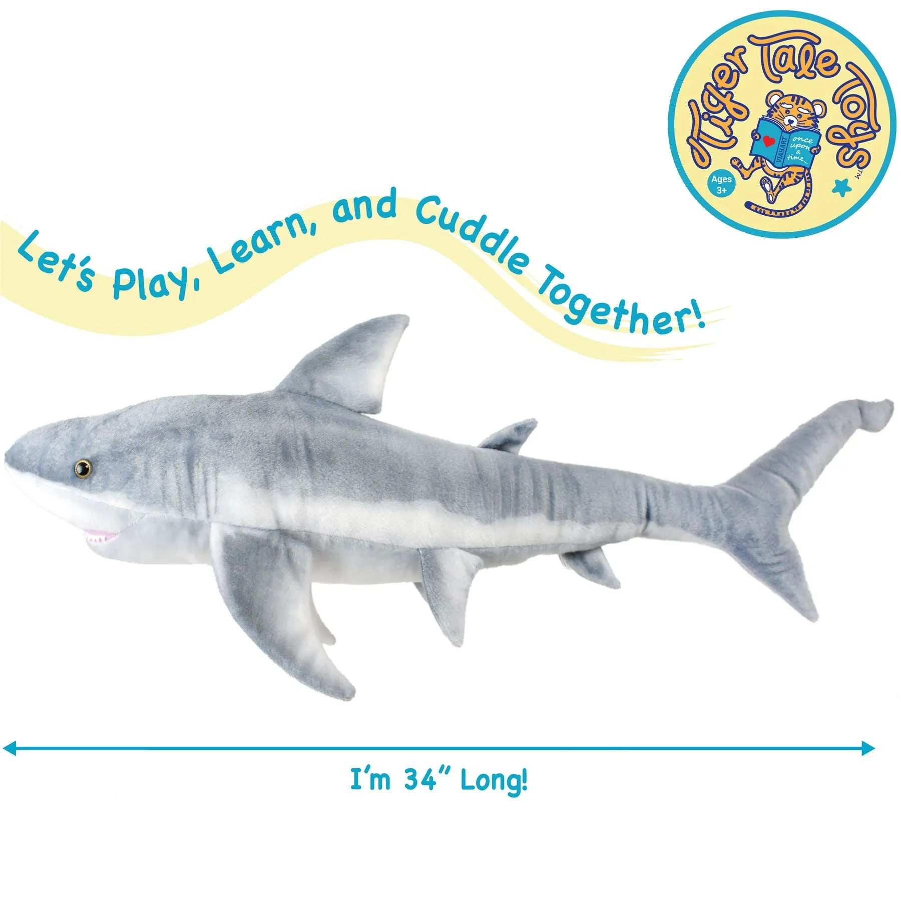 Sammy The Shark | 36 Inch Stuffed Animal Plush