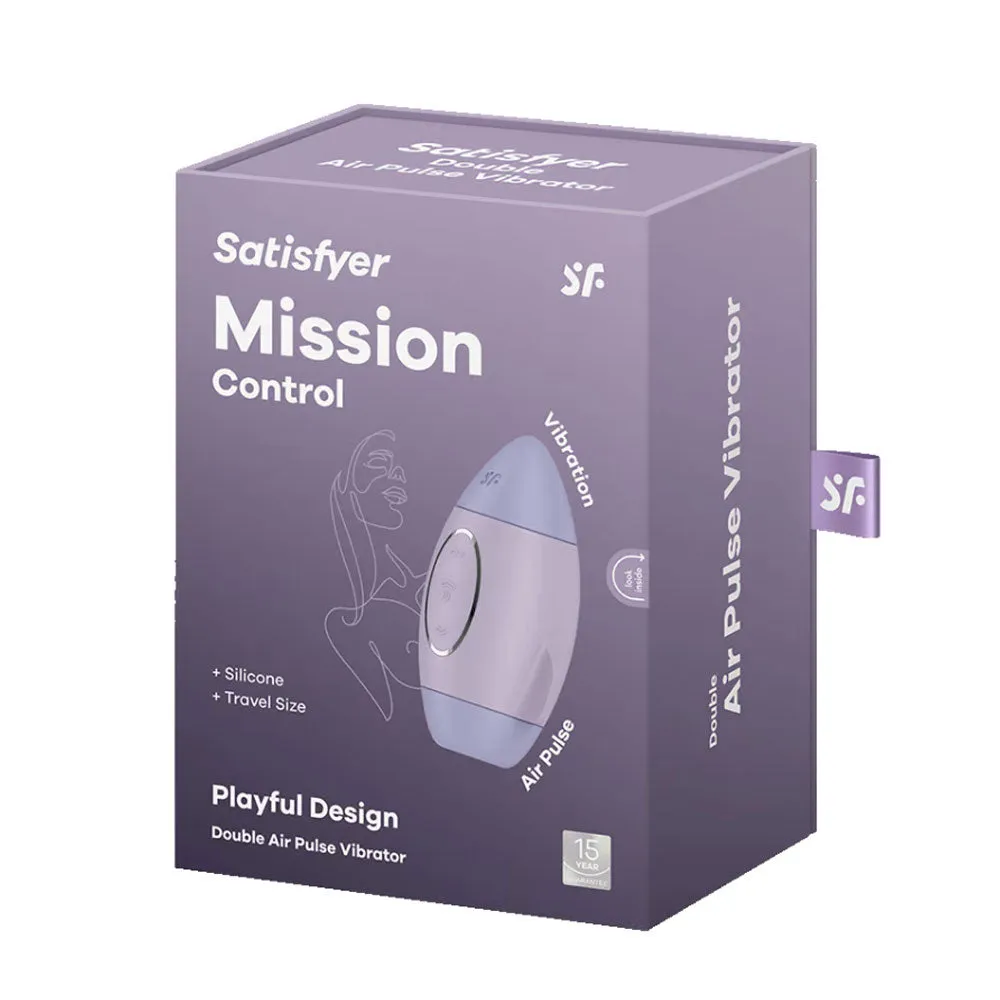 Satisfyer Mission Control Air Pulse Clitoral Vibrator