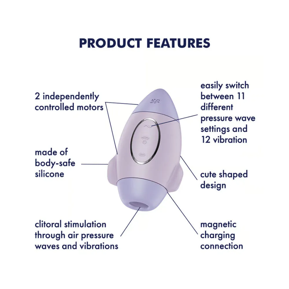 Satisfyer Mission Control Air Pulse Clitoral Vibrator