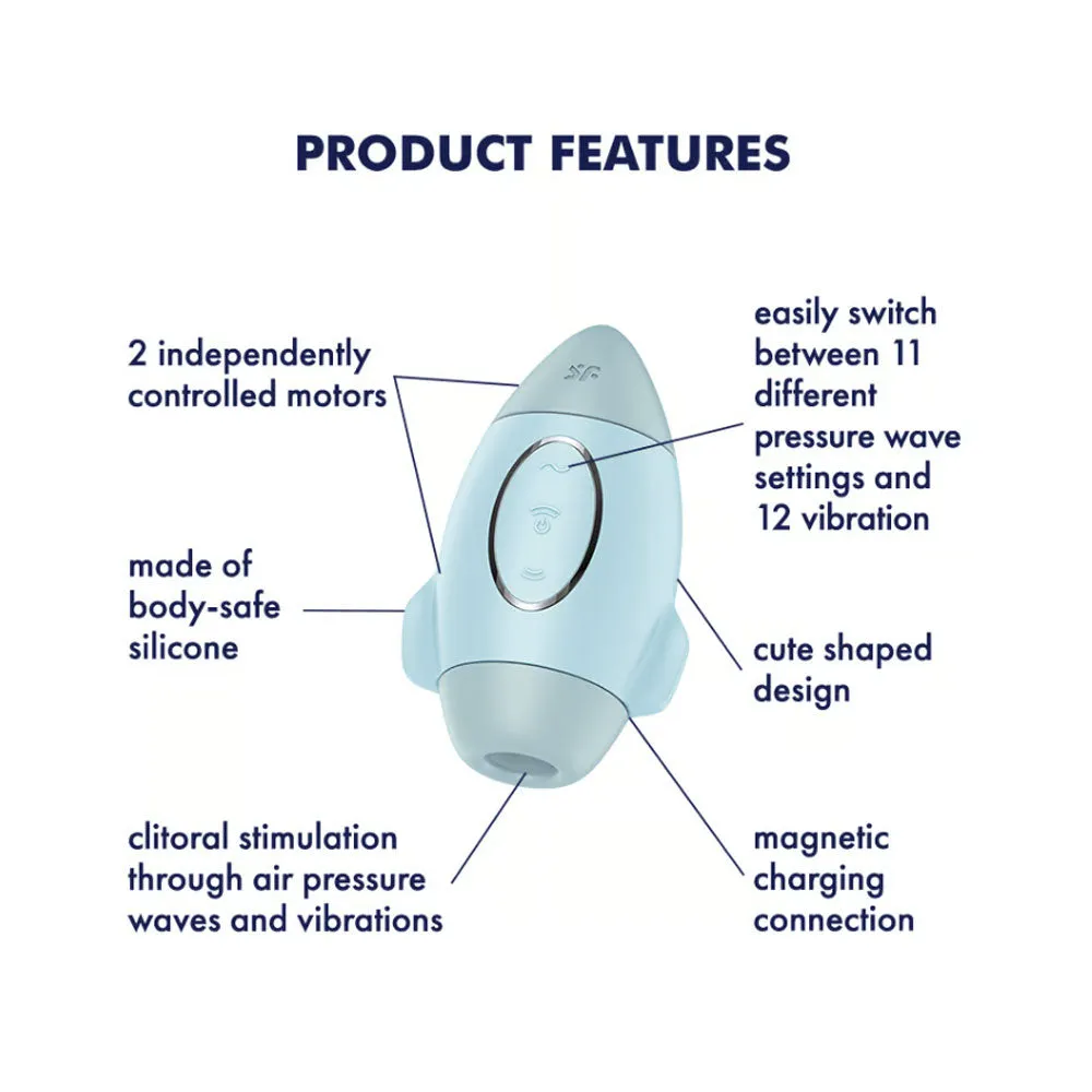Satisfyer Mission Control Air Pulse Clitoral Vibrator