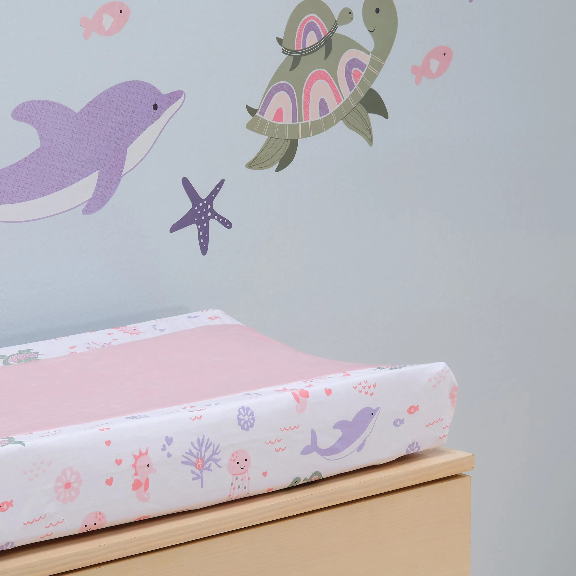 Sea Dreams Changing Pad Cover