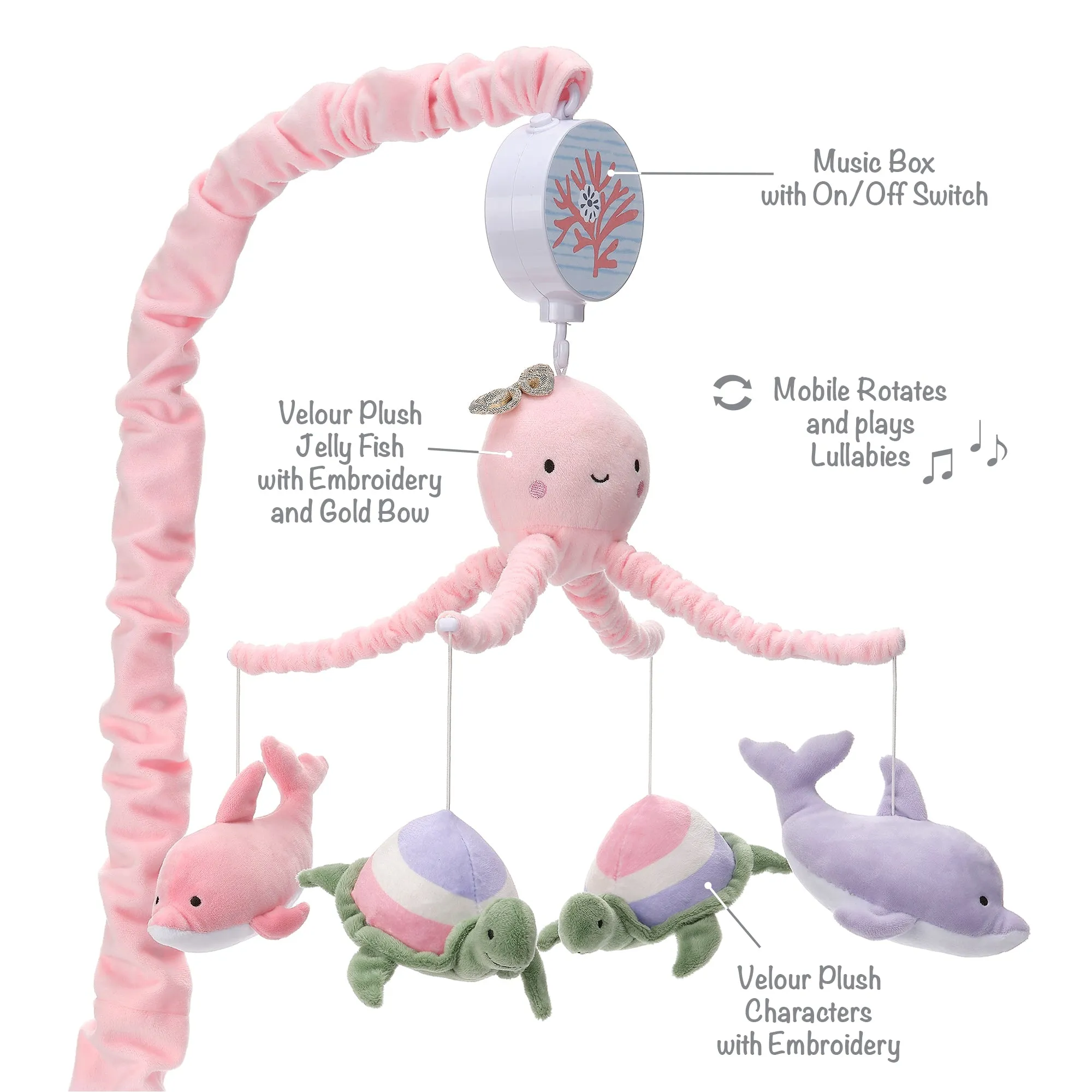 Sea Dreams Musical Baby Crib Mobile