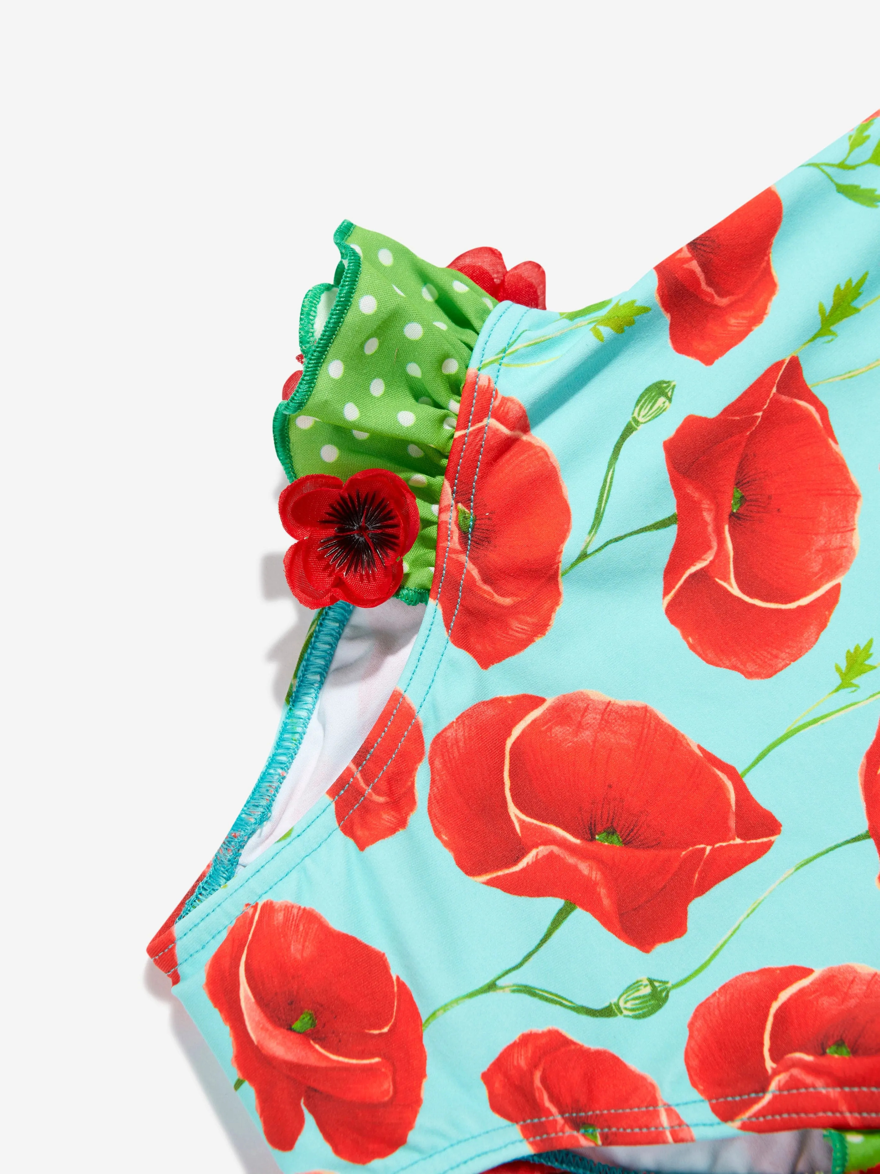 Selini Action Girls Poppy Swimsuit in Turquoise