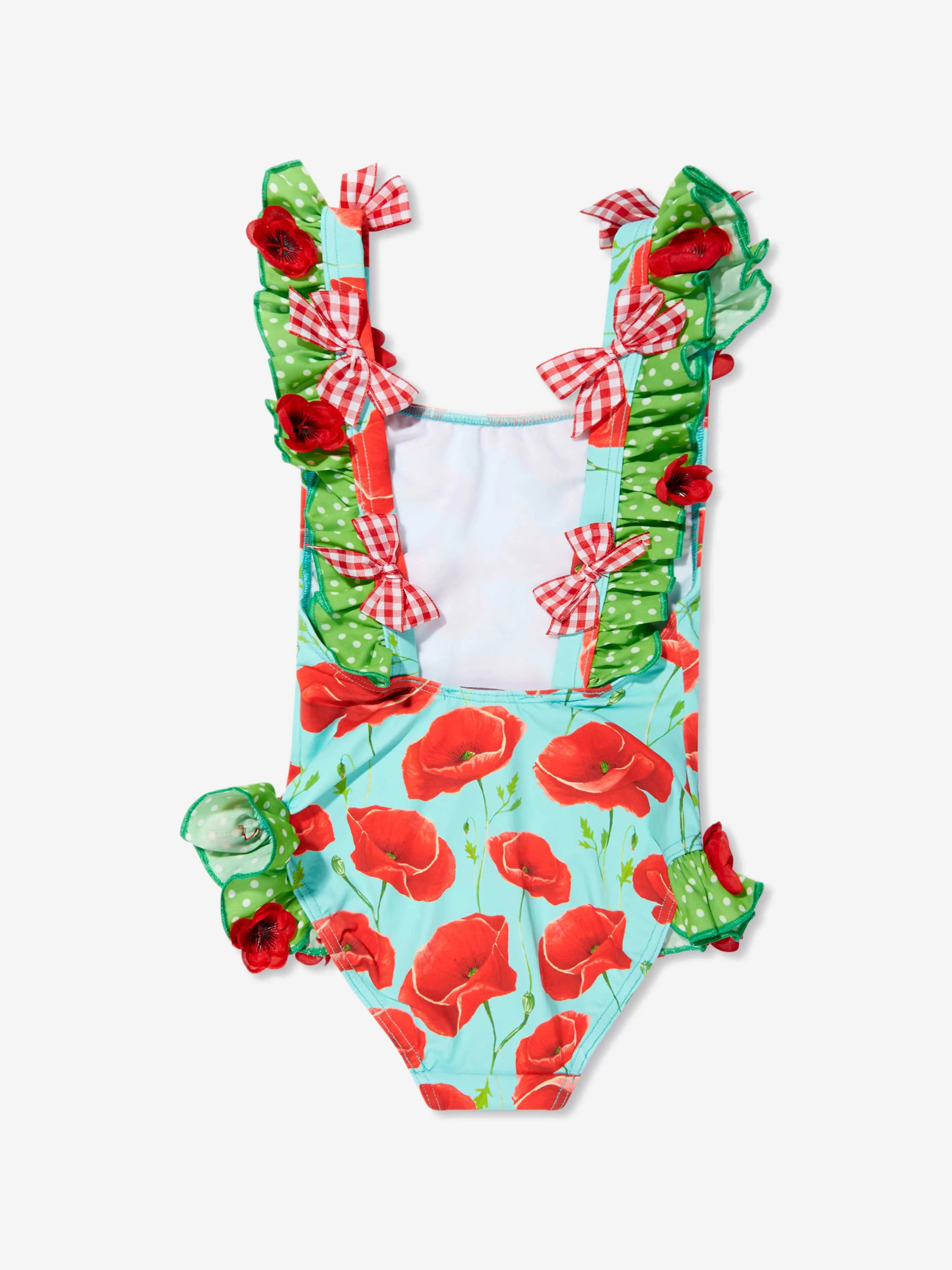Selini Action Girls Poppy Swimsuit in Turquoise