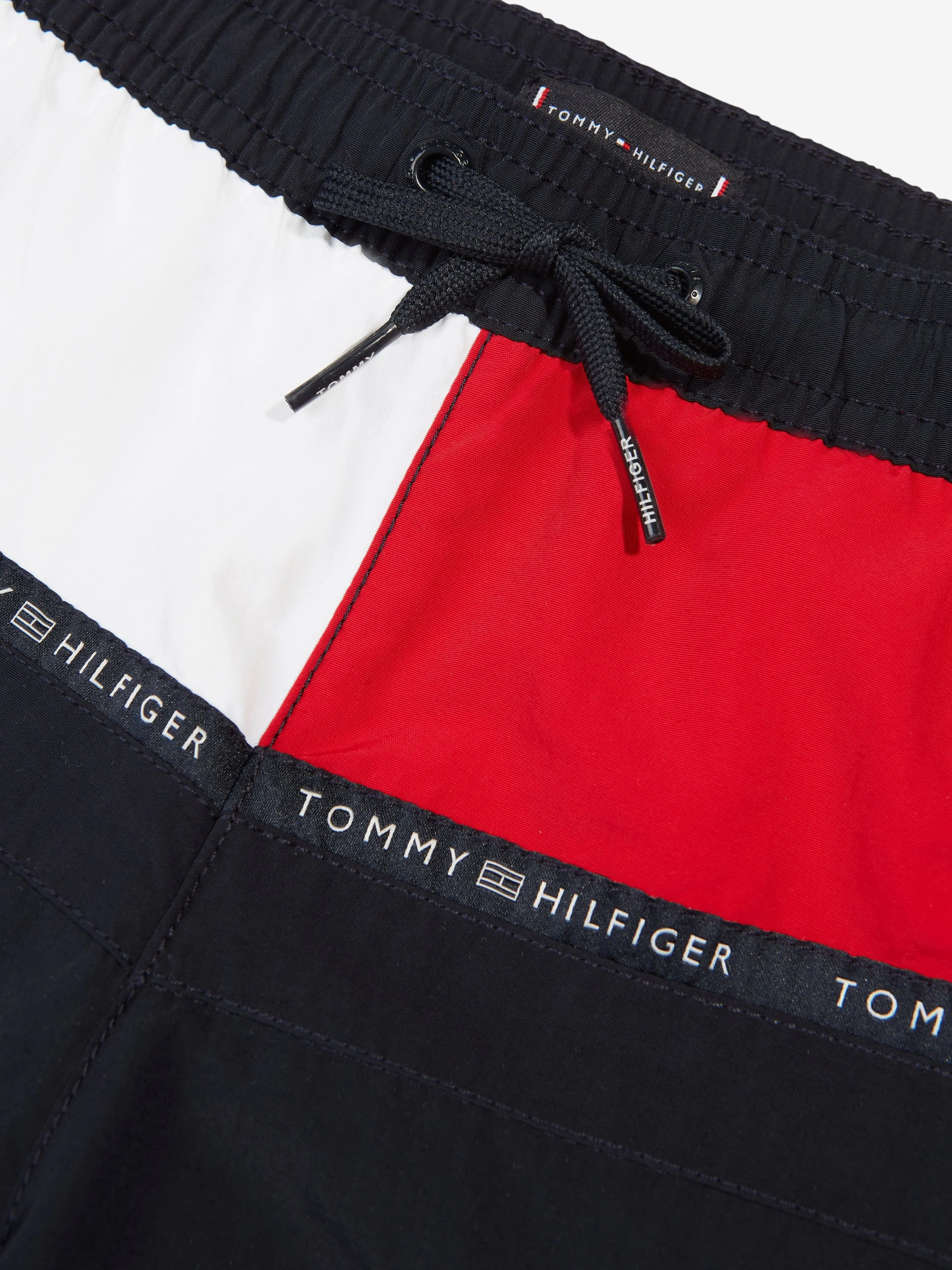 Tommy Hilfiger Boys Medium Drawstring Swim Shorts in Navy