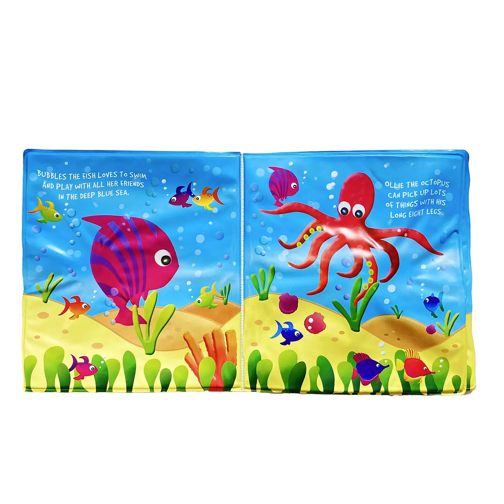 Toy Park Squeaky Baby Bath Book/Underwater Bubbles for Kids