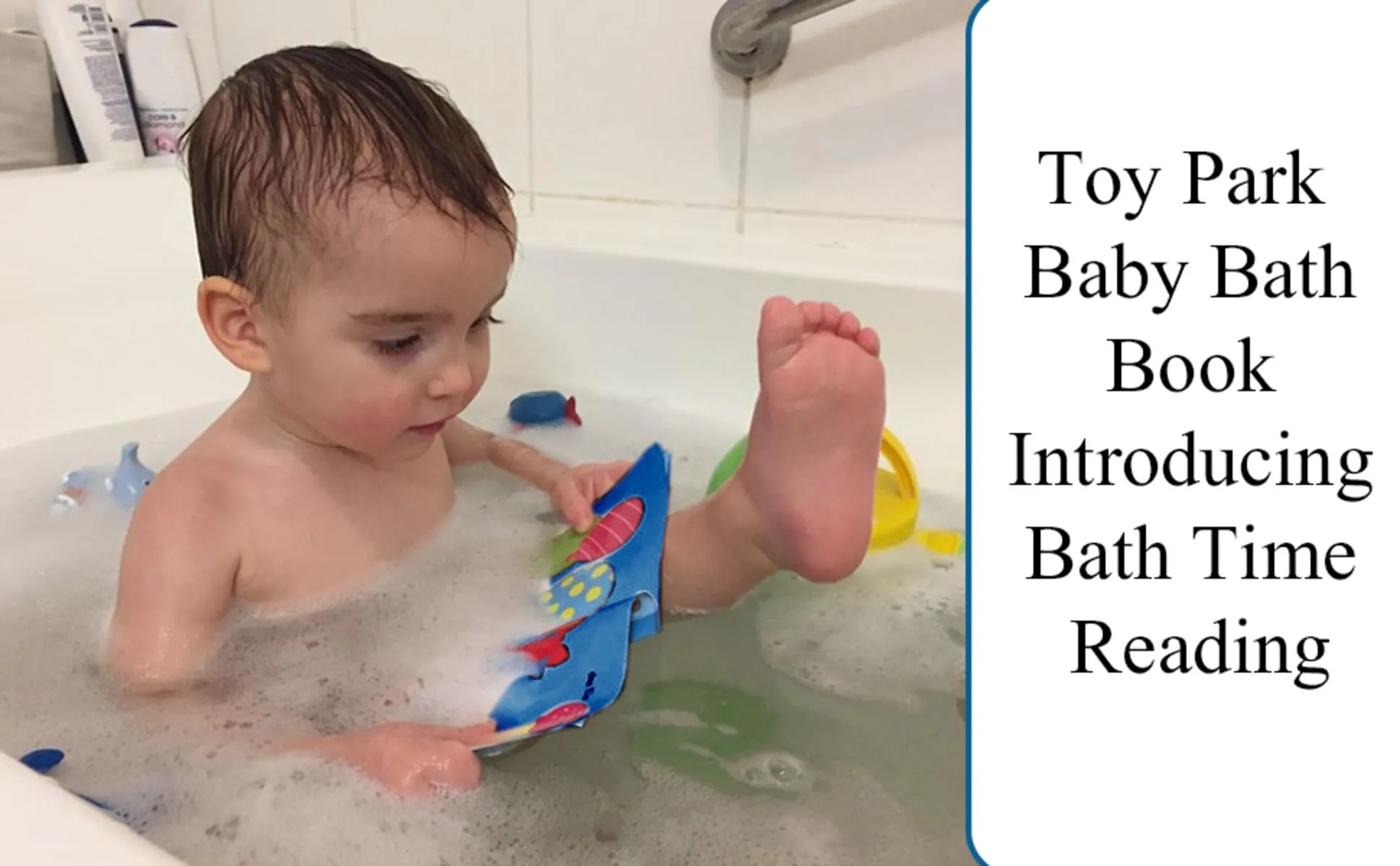 Toy Park Squeaky Baby Bath Book/Underwater Bubbles for Kids