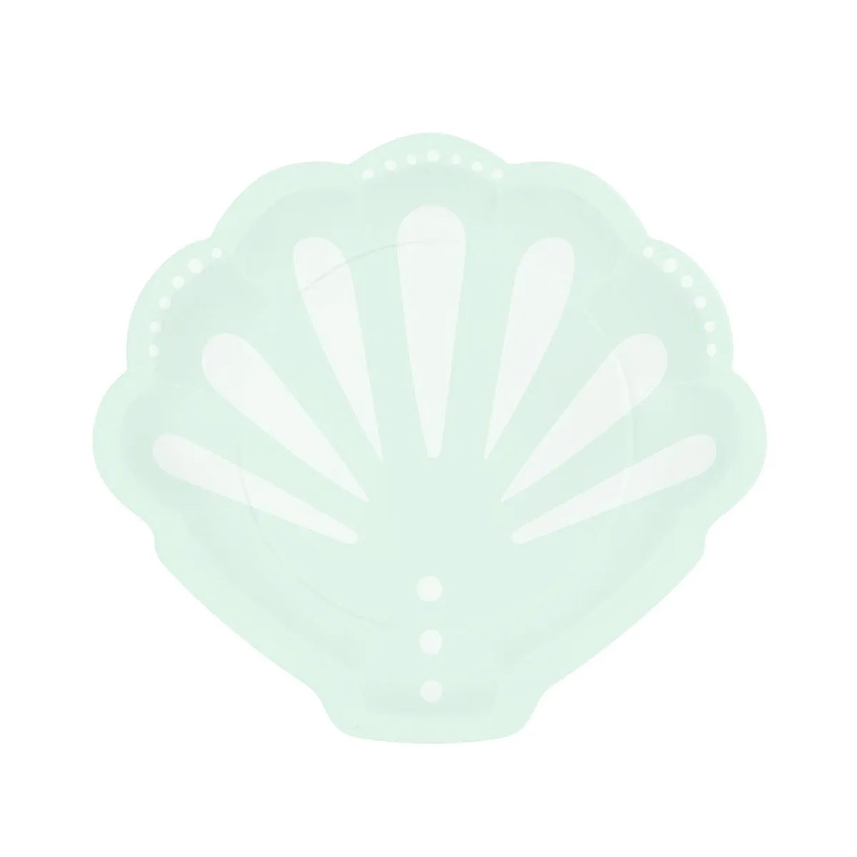 Under the Sea Shell Plates - 10 Pkt