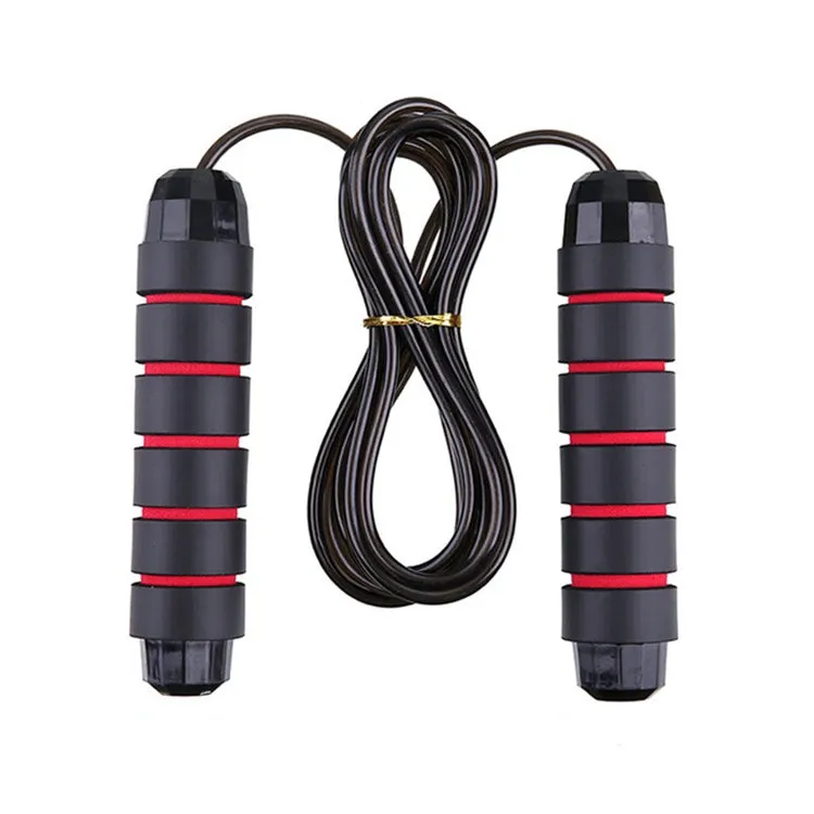 Weight-bearing Bearing Steel Wire Rope Skipping Fitness Equipment Sports Goods, Rope Length: 2.8m(Full Black)