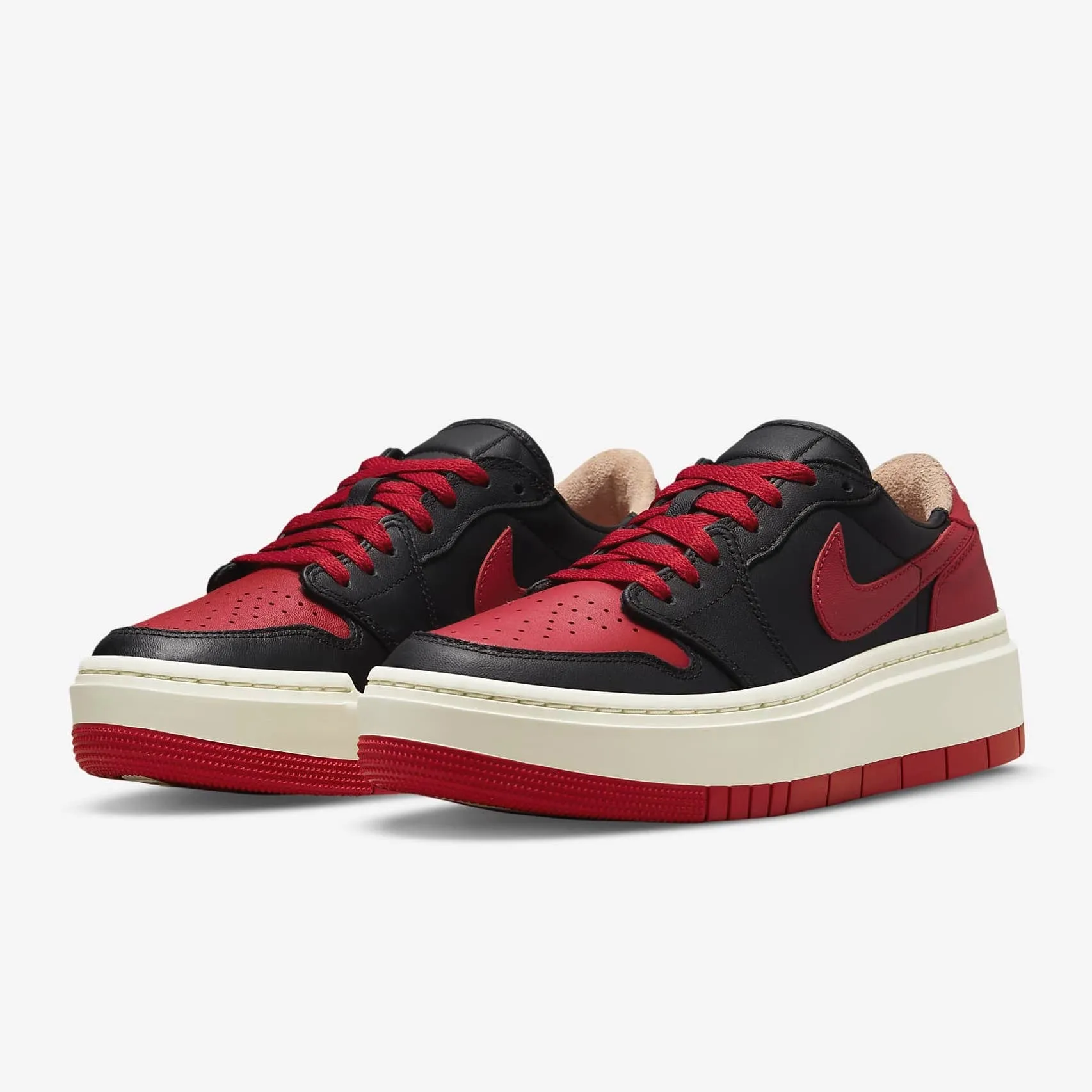 Women's Air Jordan 1 Elevate Low SE "Bred" (Black/Sail/Gym Red)(DQ1823-006)