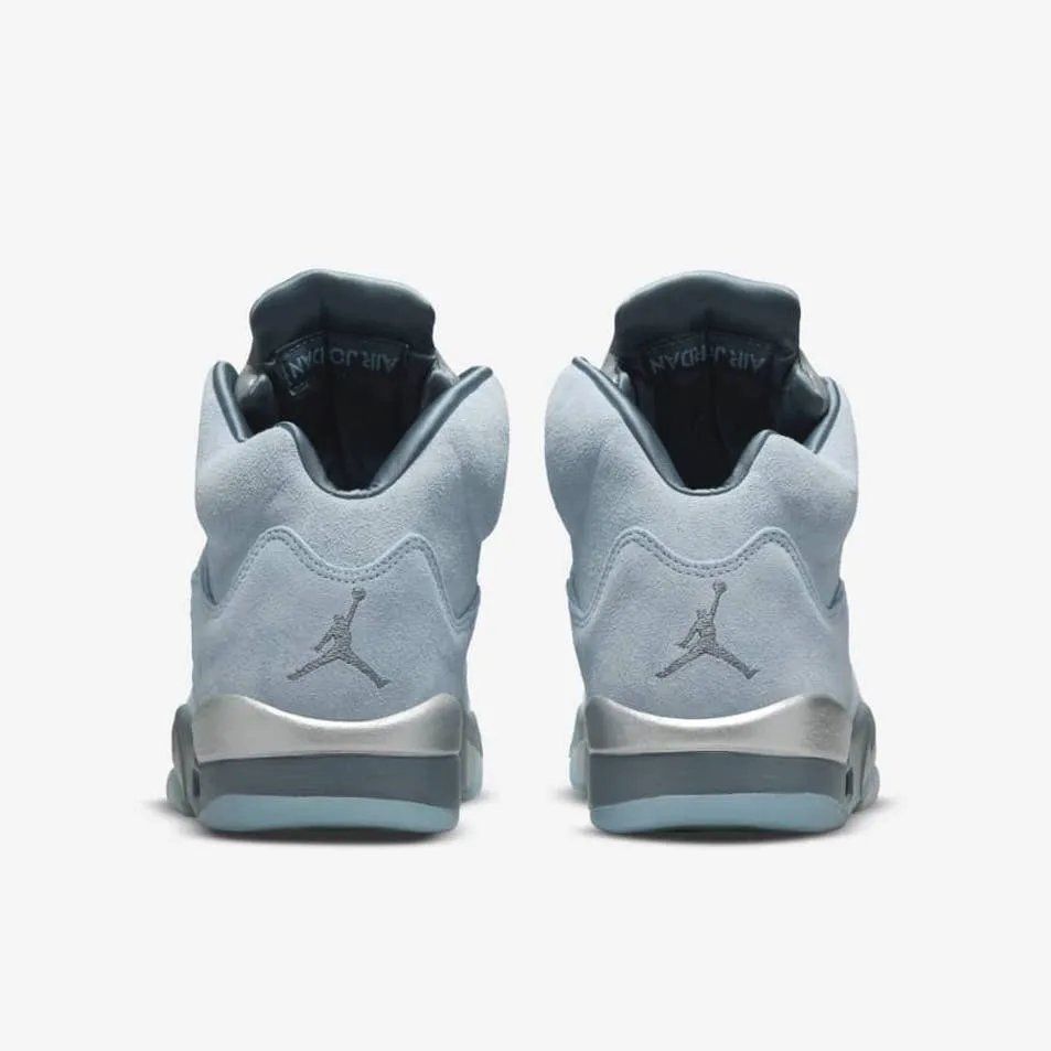 Women's Air Jordan 5 Retro "Bluebird" (Photo Blue/Football Grey/Metallic Silver)(DD9336-400)